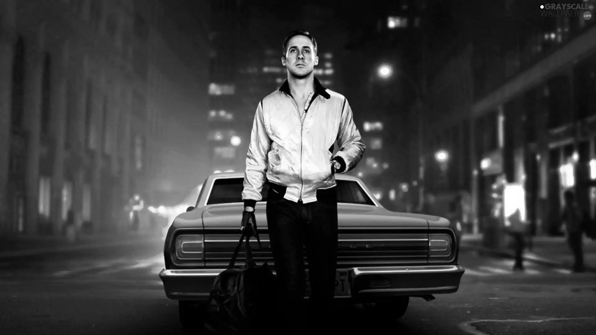 actor, movie, Town, night, Ryan Gosling, Drive