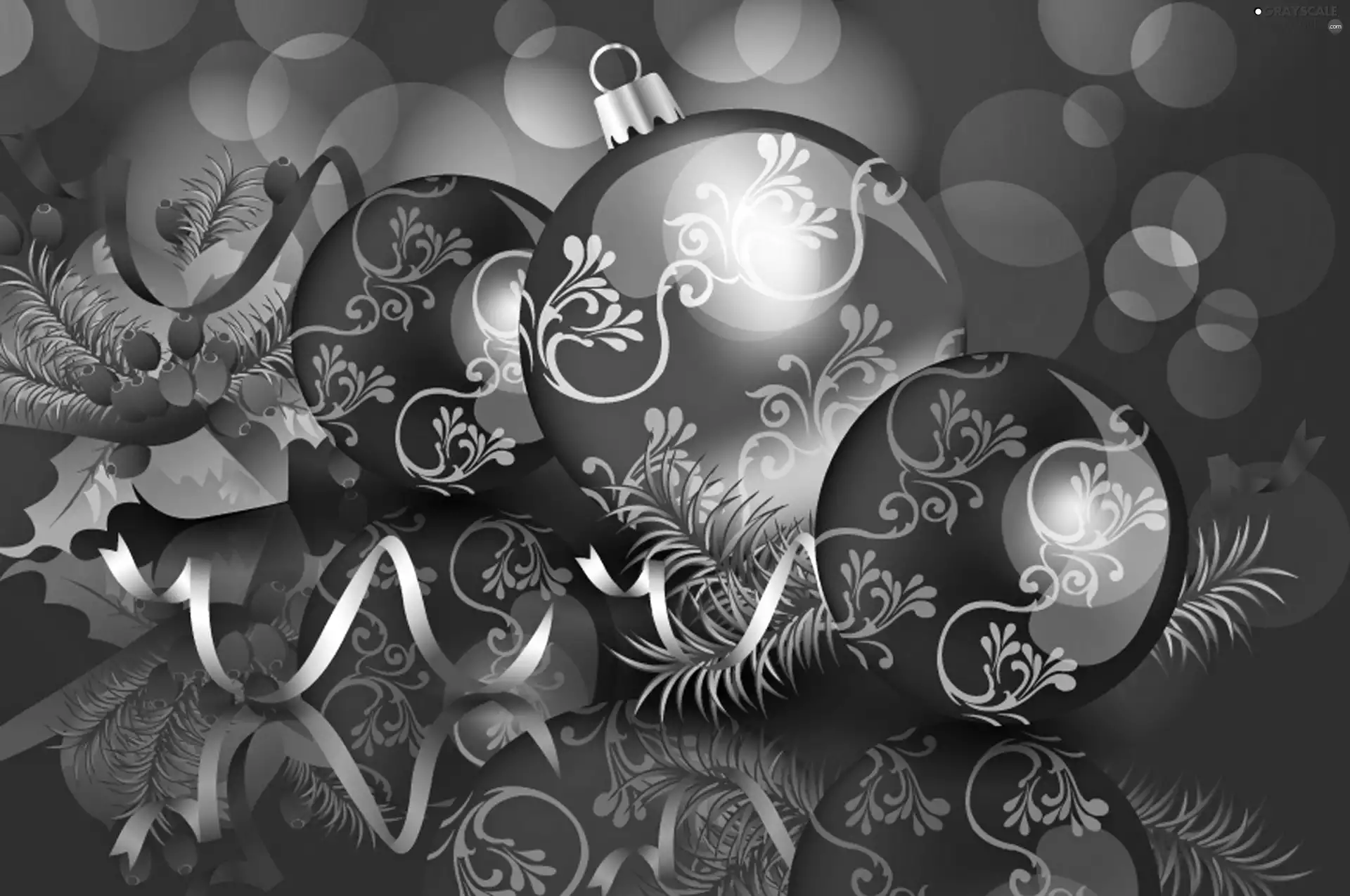 baubles, Christmas, graphics, headdress
