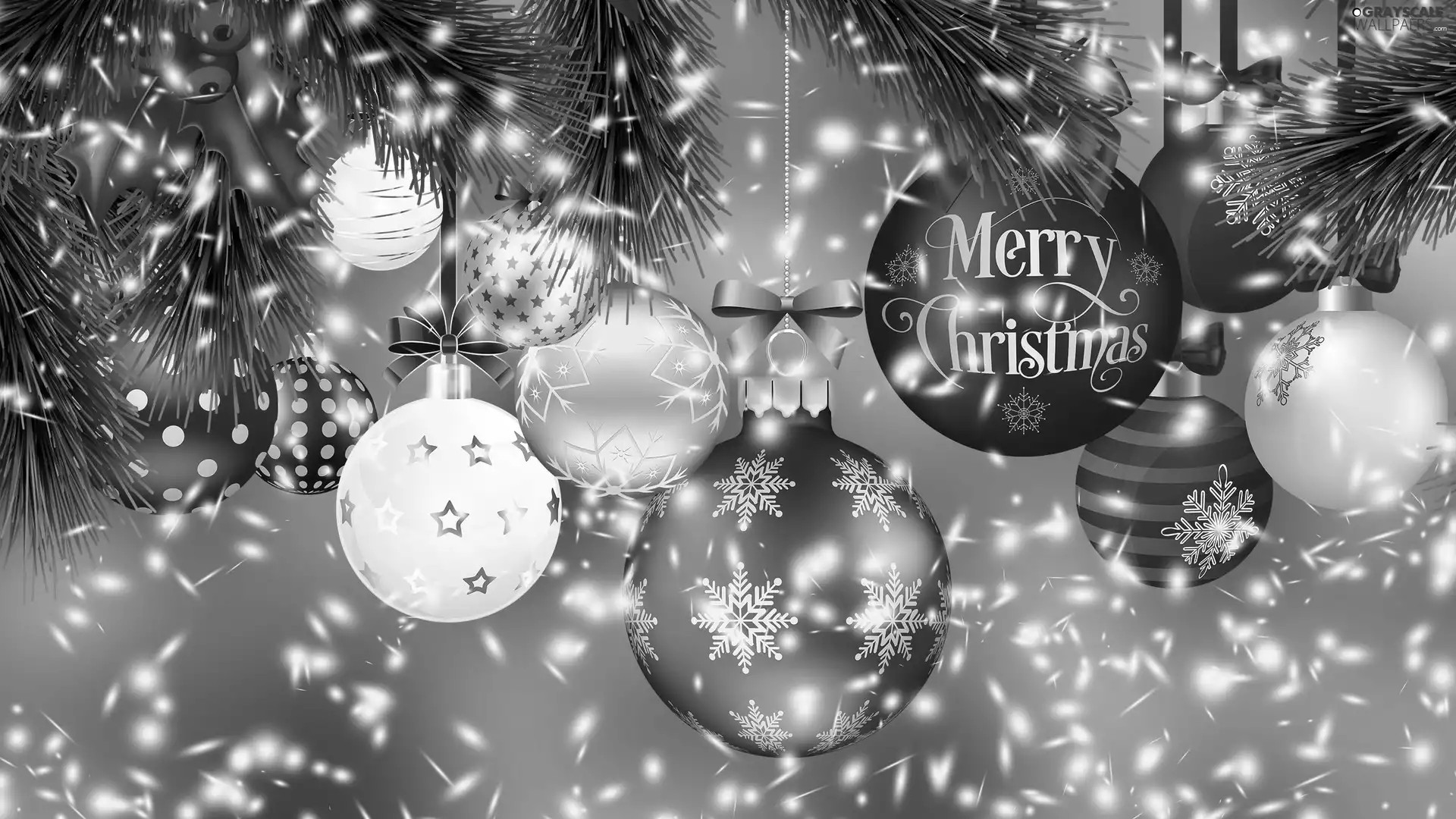 Wishes, graphics, color, baubles, Christmas