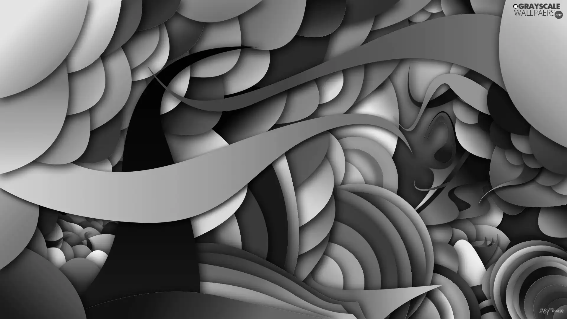 Coloured, 3D, graphics, abstraction