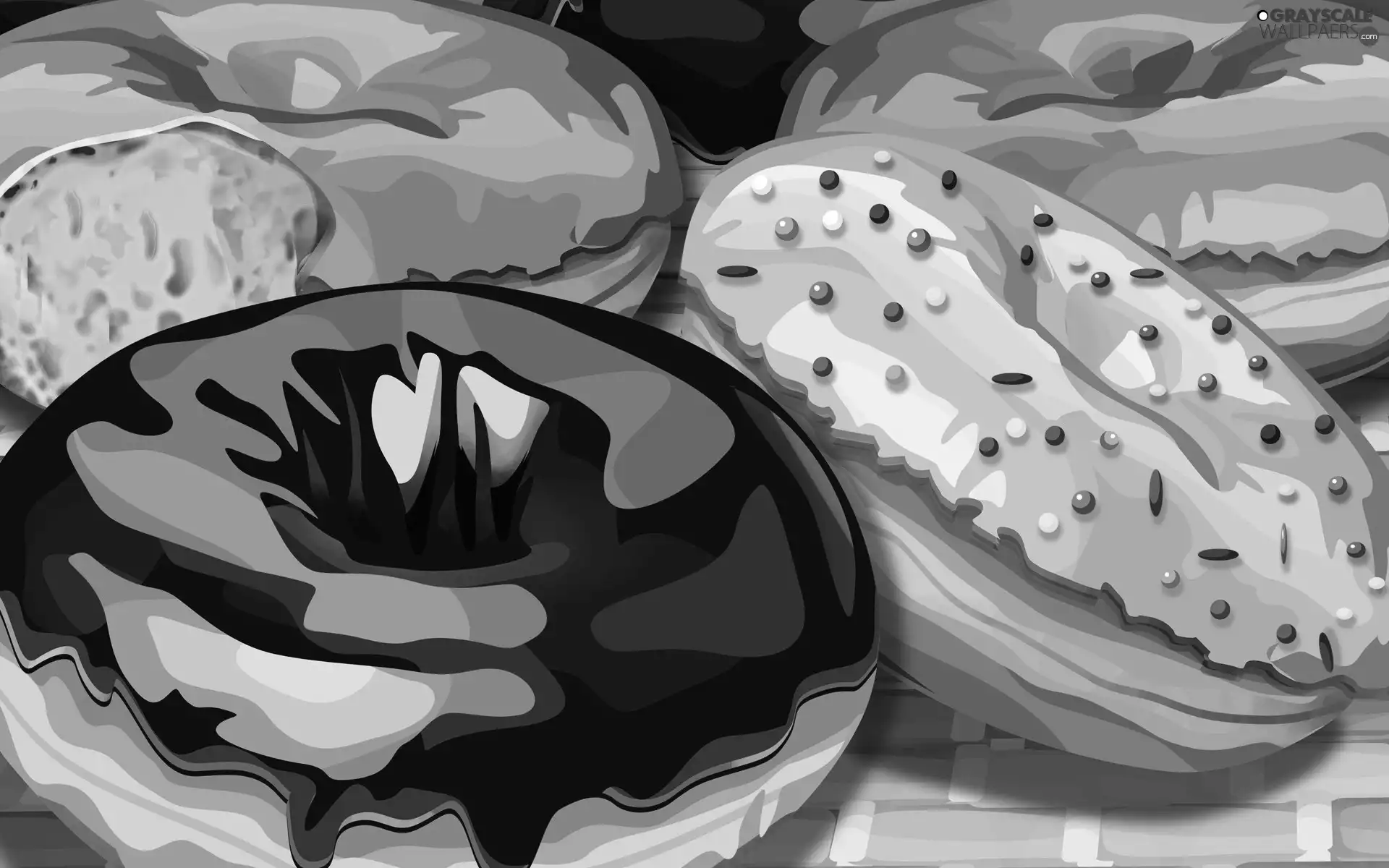graphics, donuts, Donuts