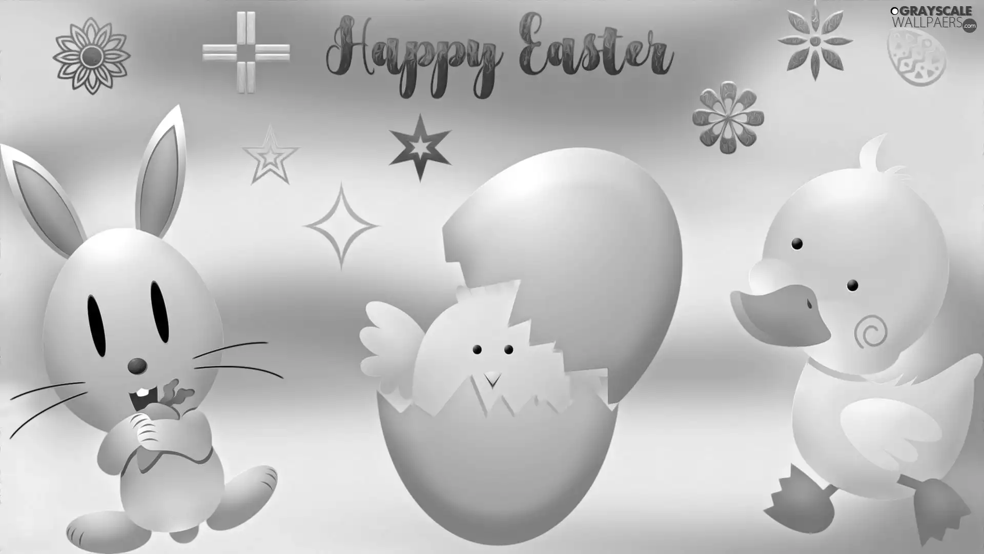 egg, graphics, Ducky, rabbit, Easter