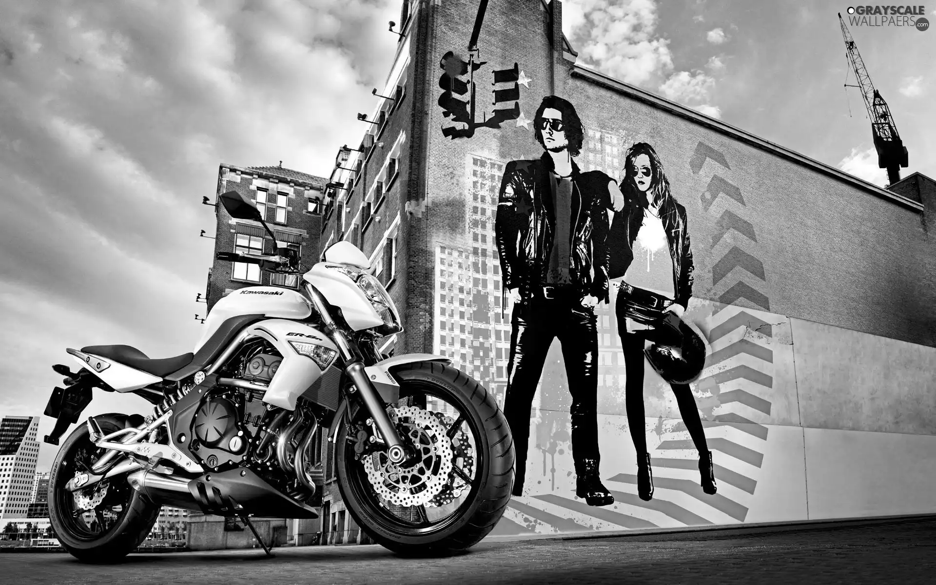 Kawasaki, a man, graphics, Women