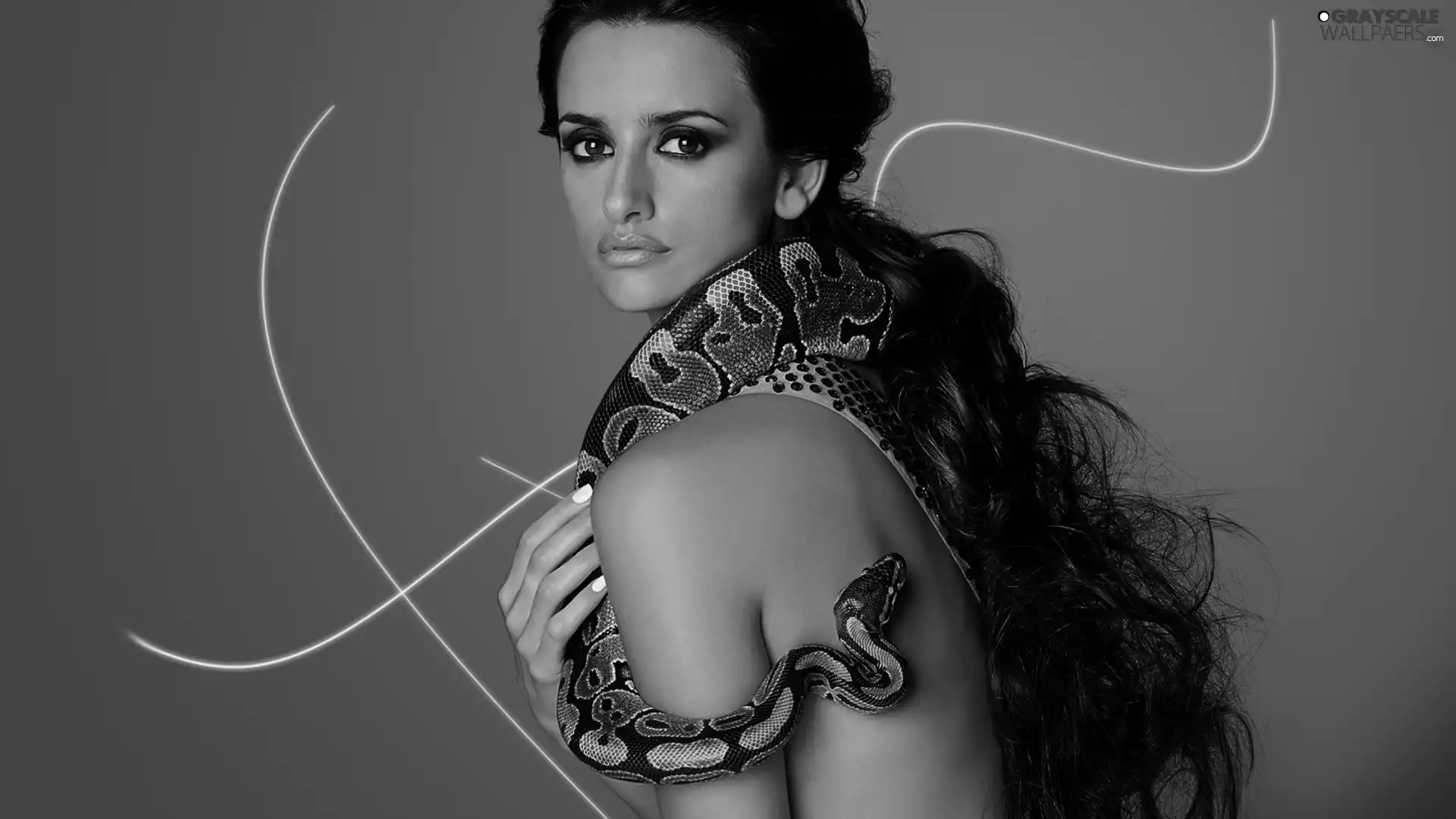 graphics, Women, Snake