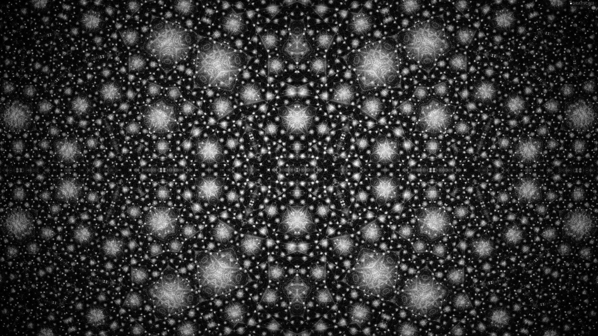 graphics, Kaleidoscope, Spots