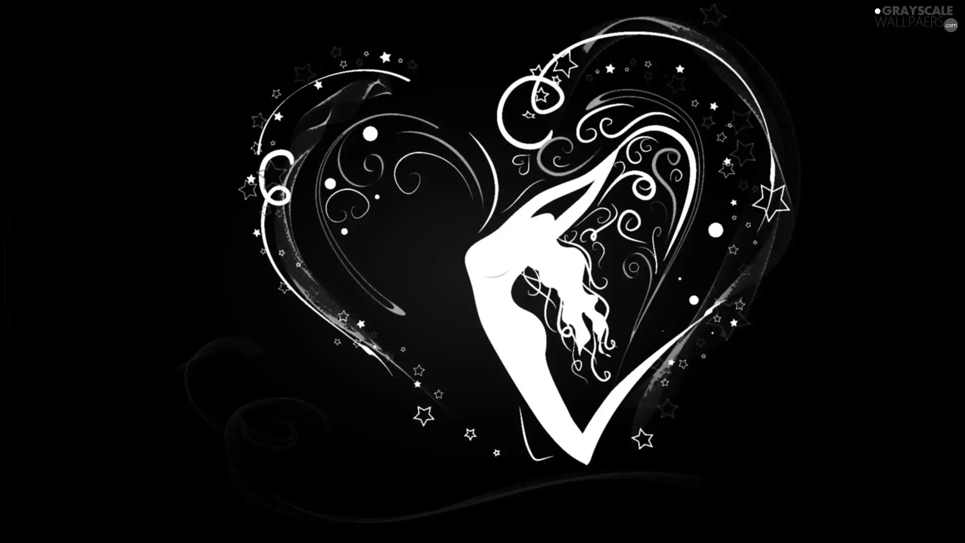 graphics, Heart, Women