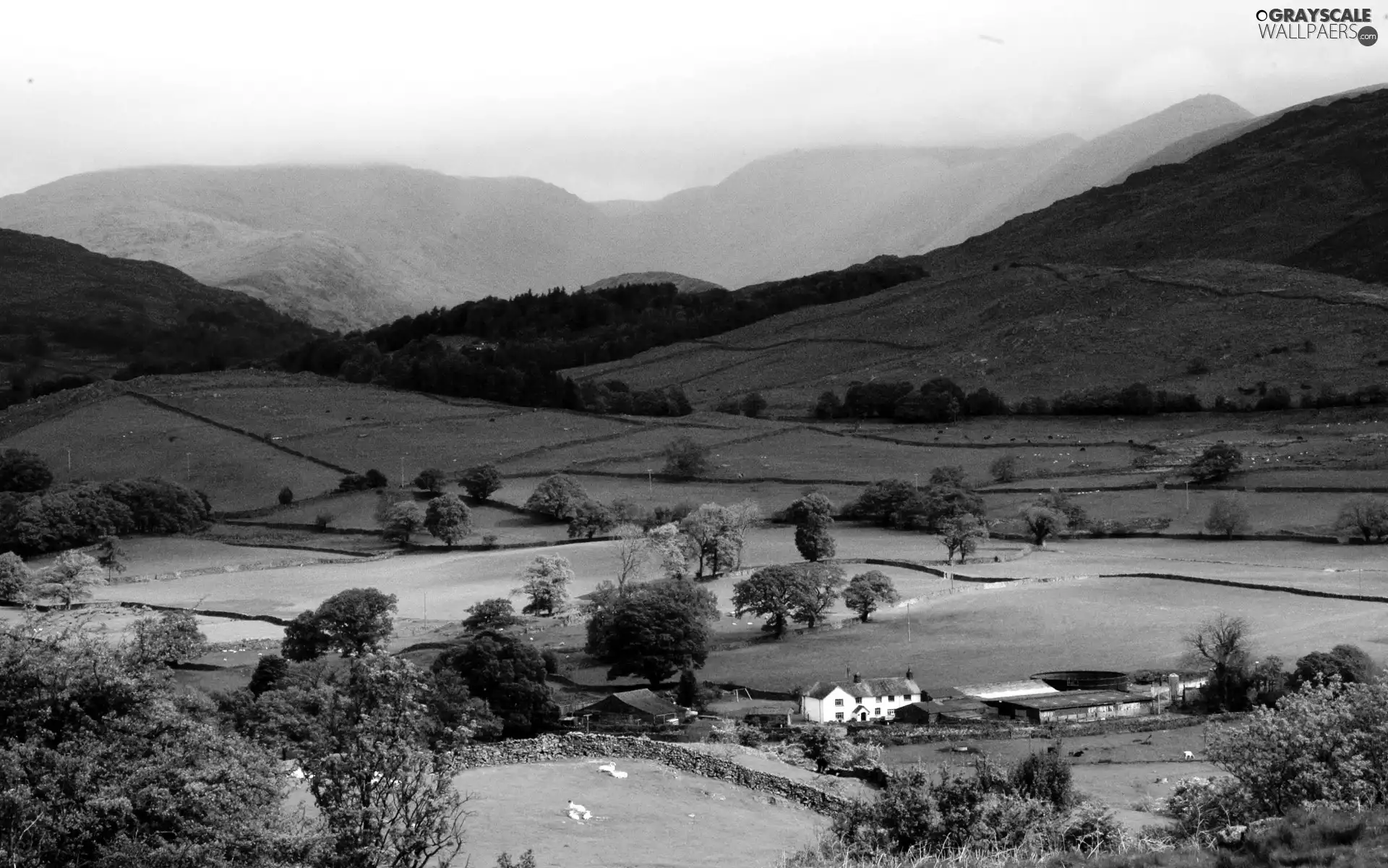 great, Britain, Grasmere, England, village