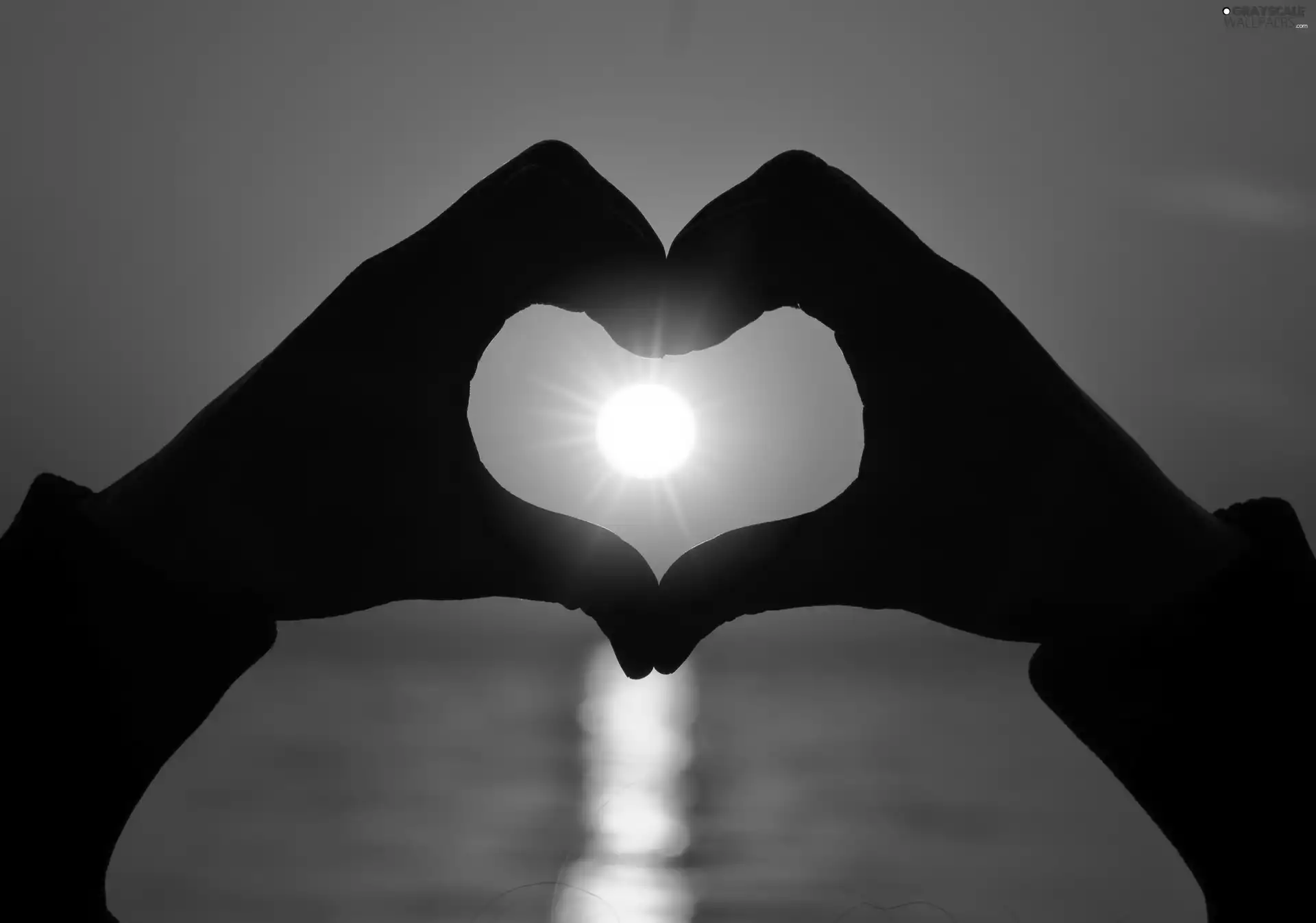 hands, love, Great Sunsets, Heart
