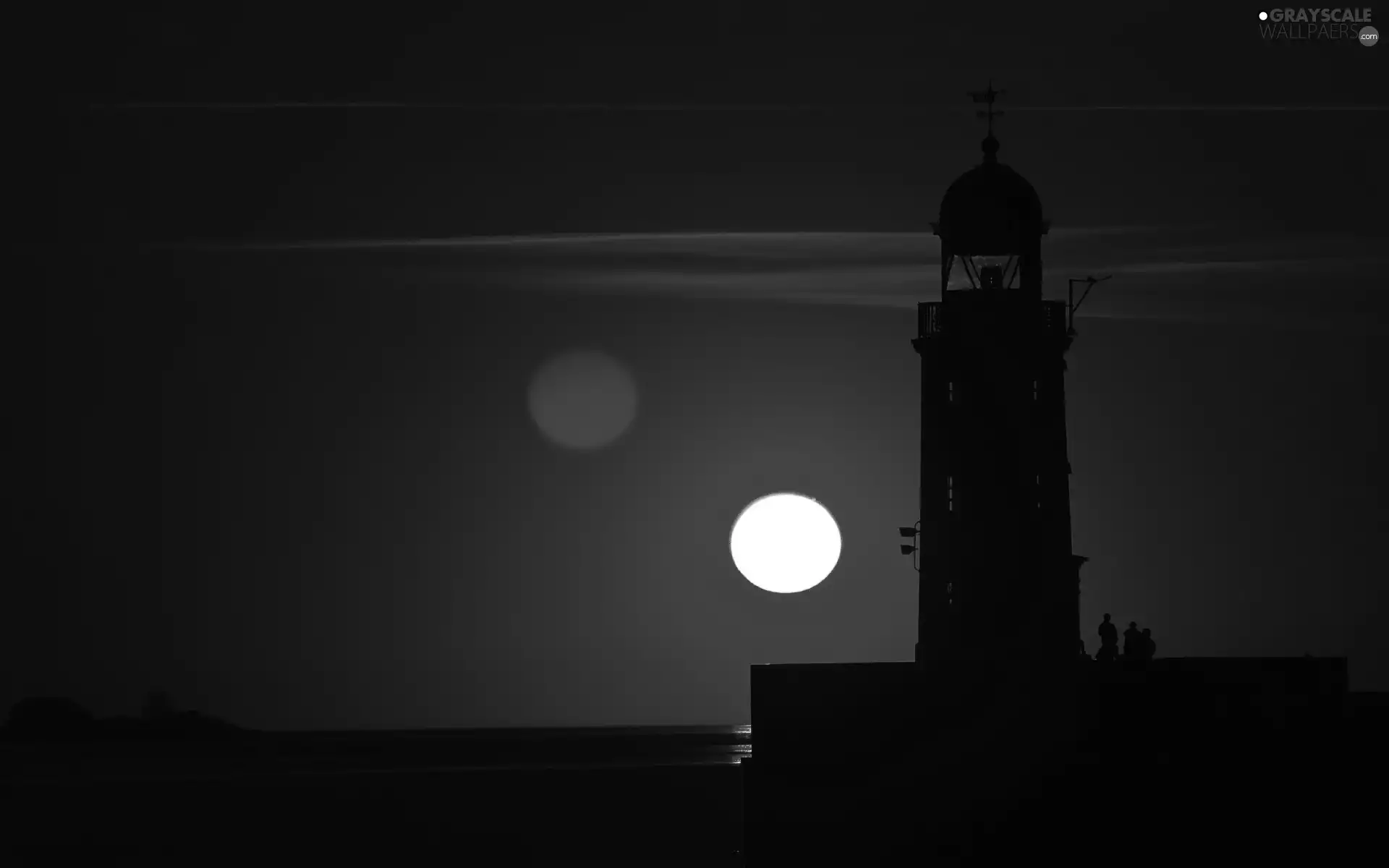 Lighthouses, Violet, Great Sunsets