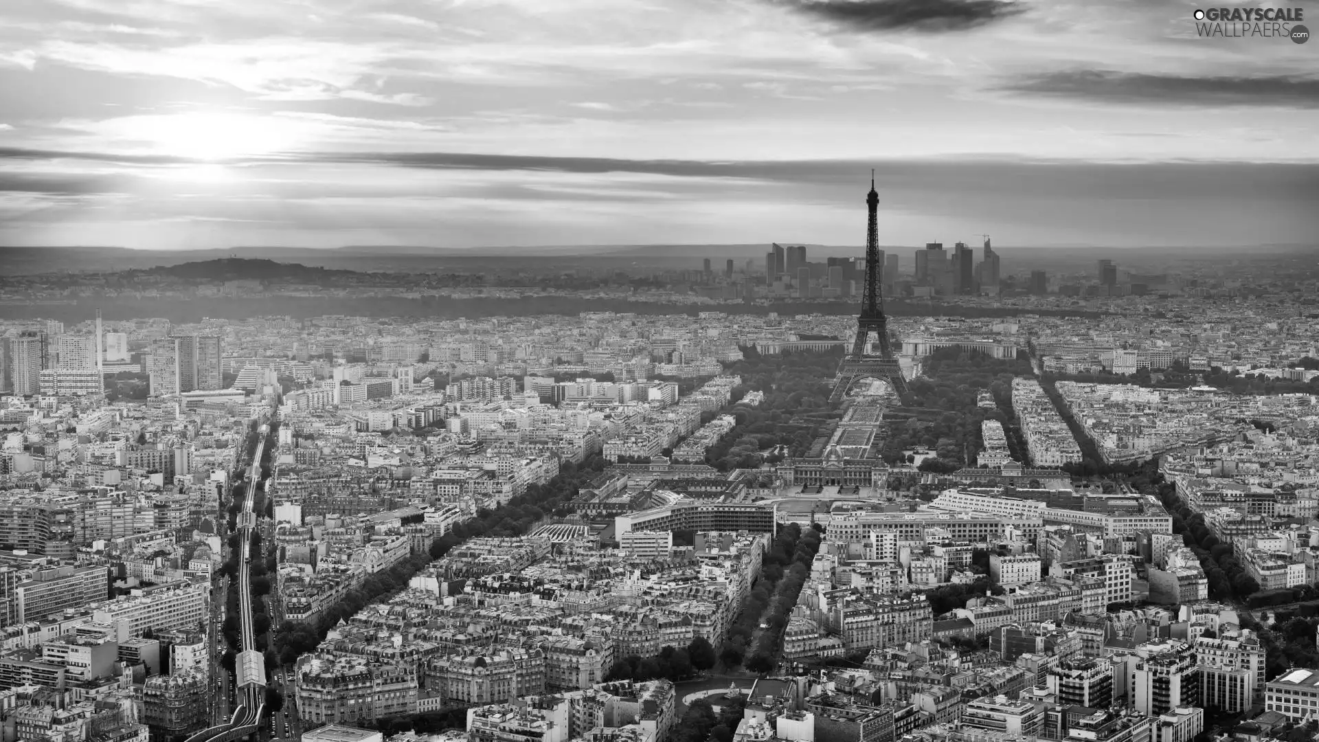 Paris, Eiffla Tower, Great Sunsets, Town