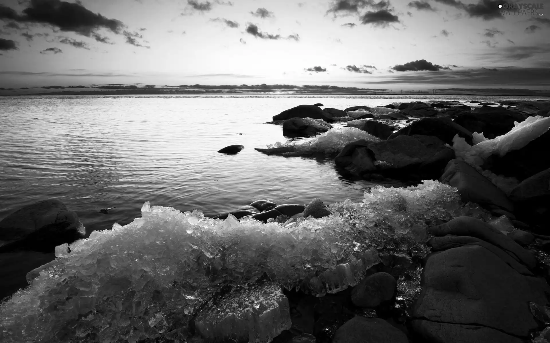 sea, Icecream, Great Sunsets, Stones