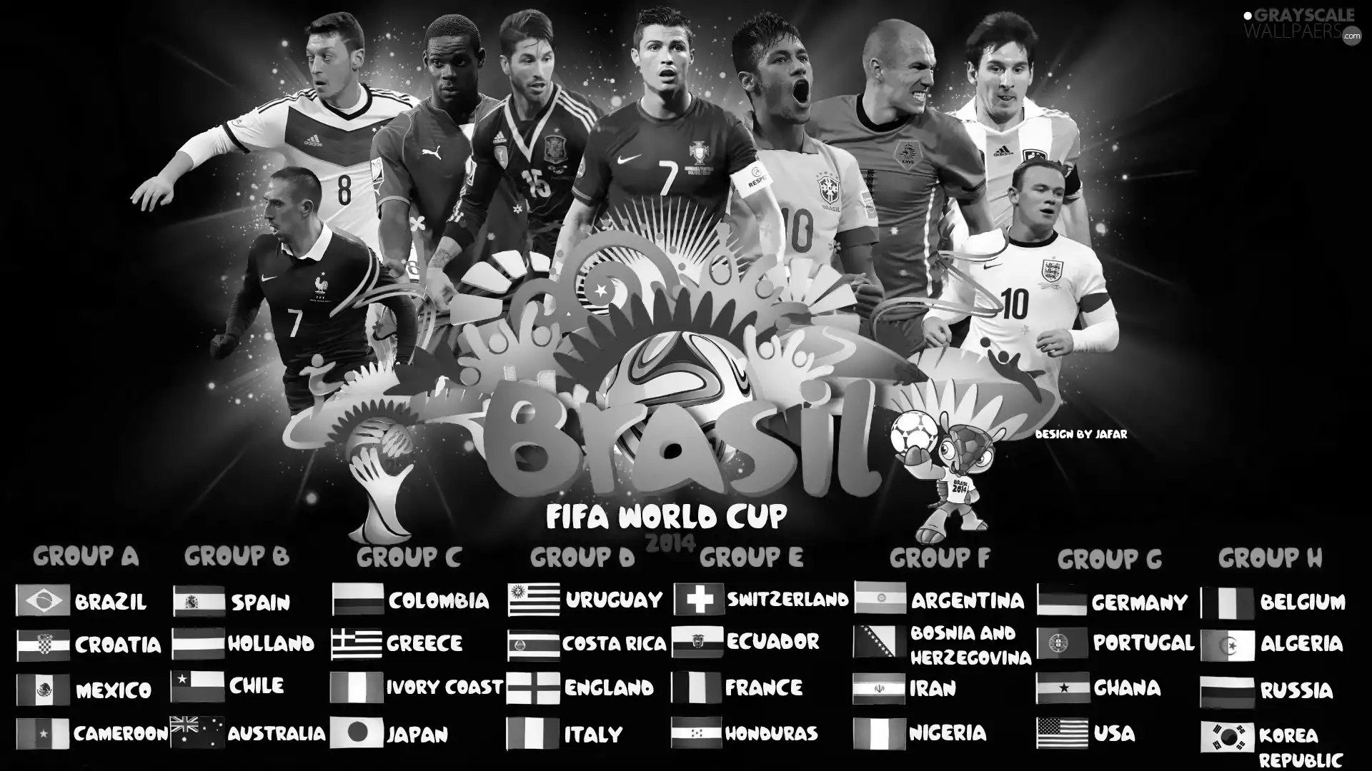 Brazil 2014, all, Groups, players