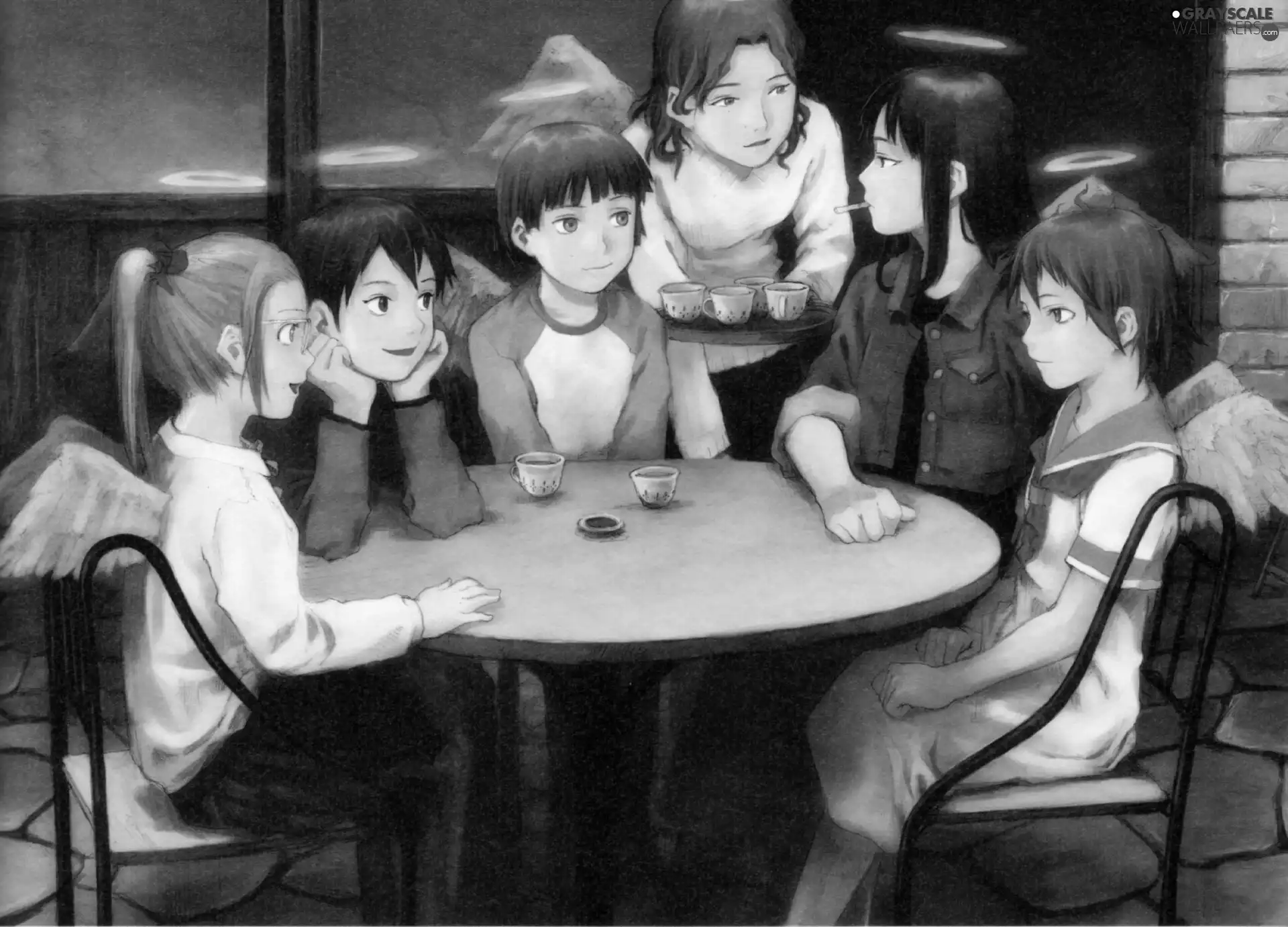 Haibane Renmei, halo