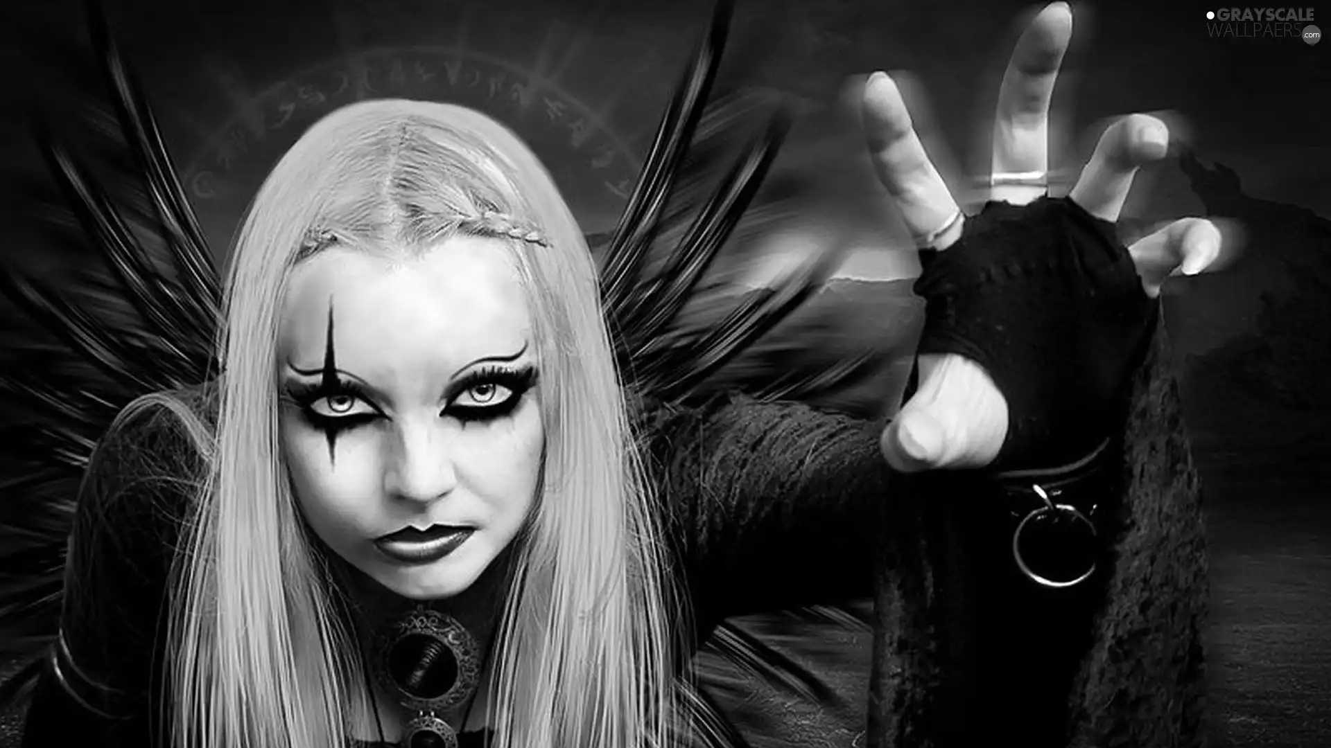 Hair, wings, hand, Blond, Women