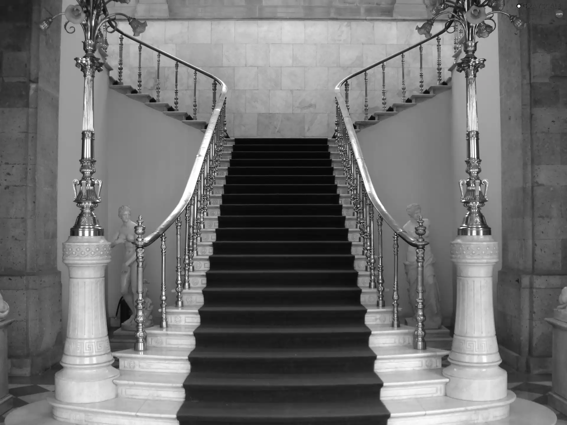 art, metal, Handrails, Stairs