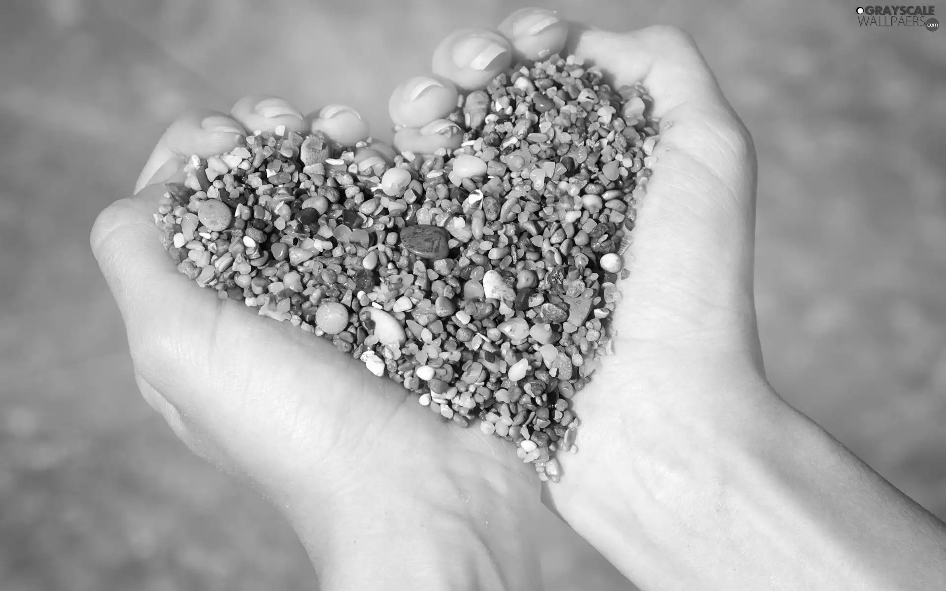hands, Heart, Sand