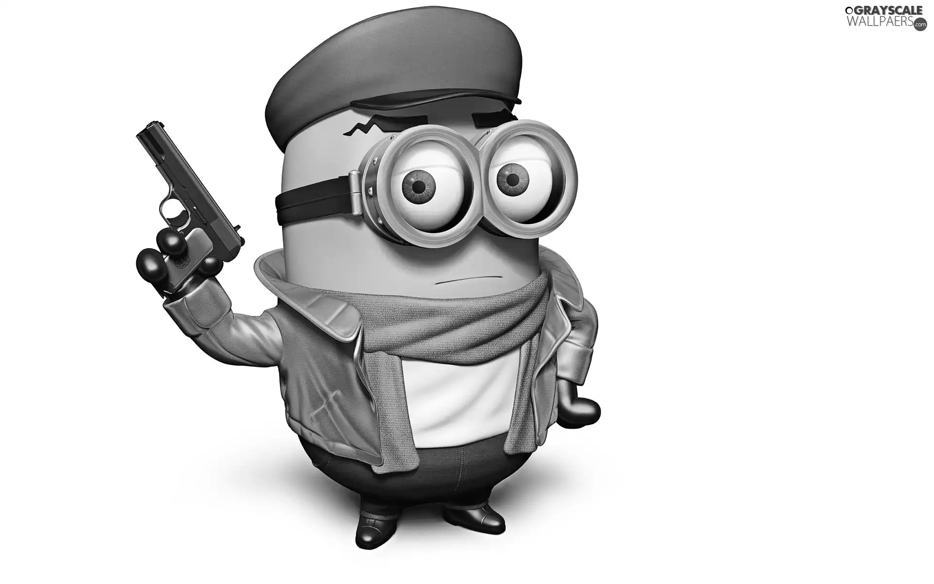 Hat, Minion, Gun, Glasses, form