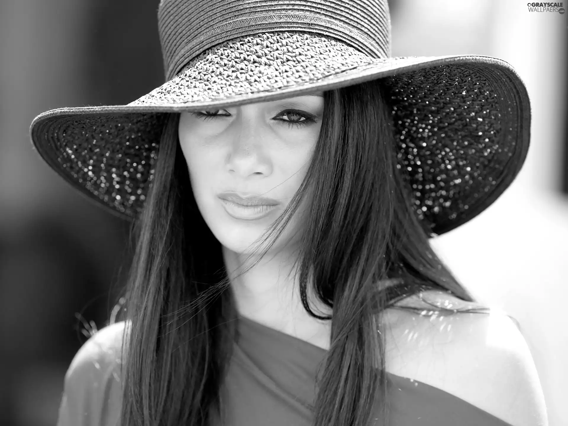 brunette, Nicole Trunfio, Hat