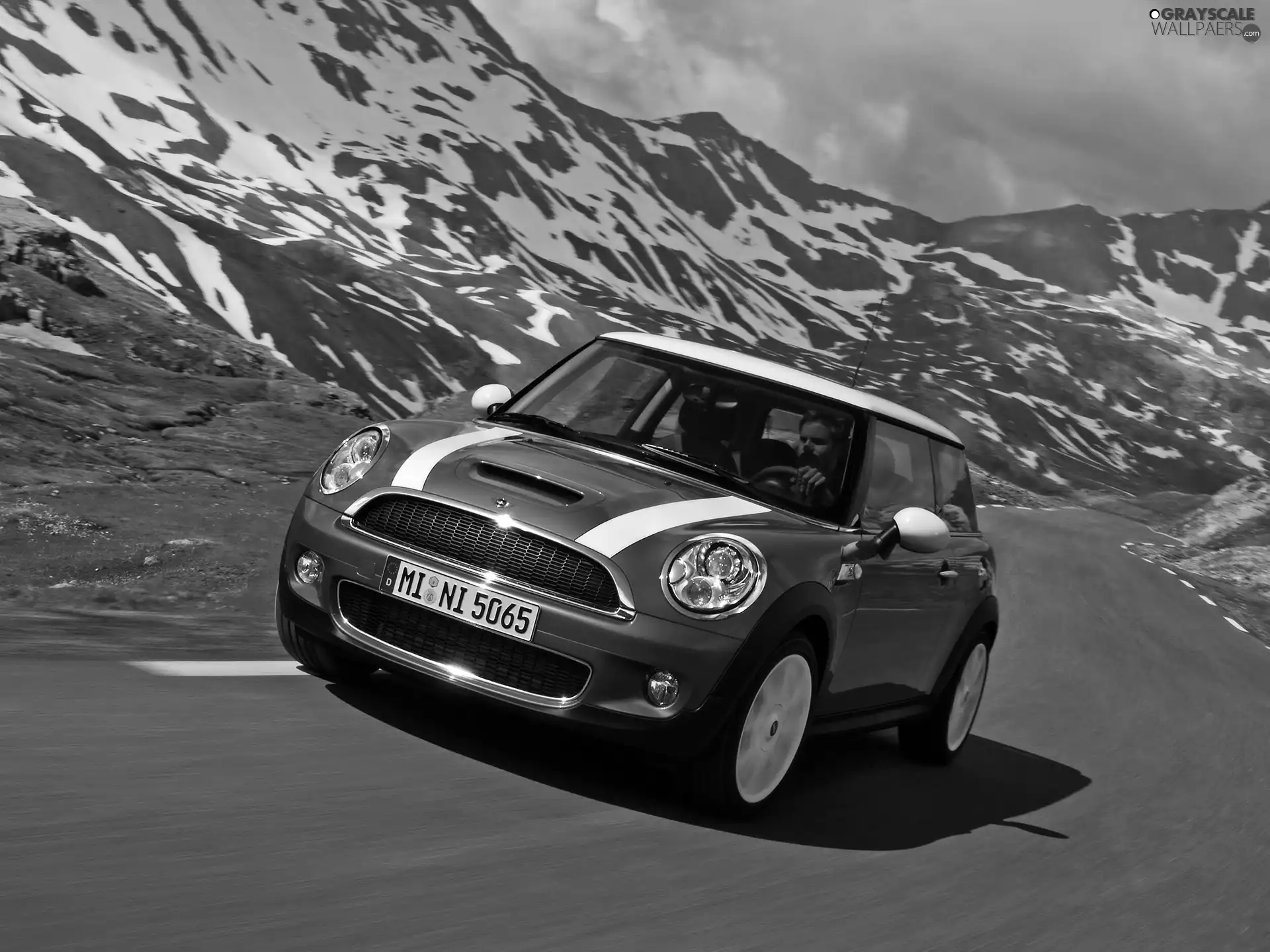 Mini Cooper, Belts, headlights, White