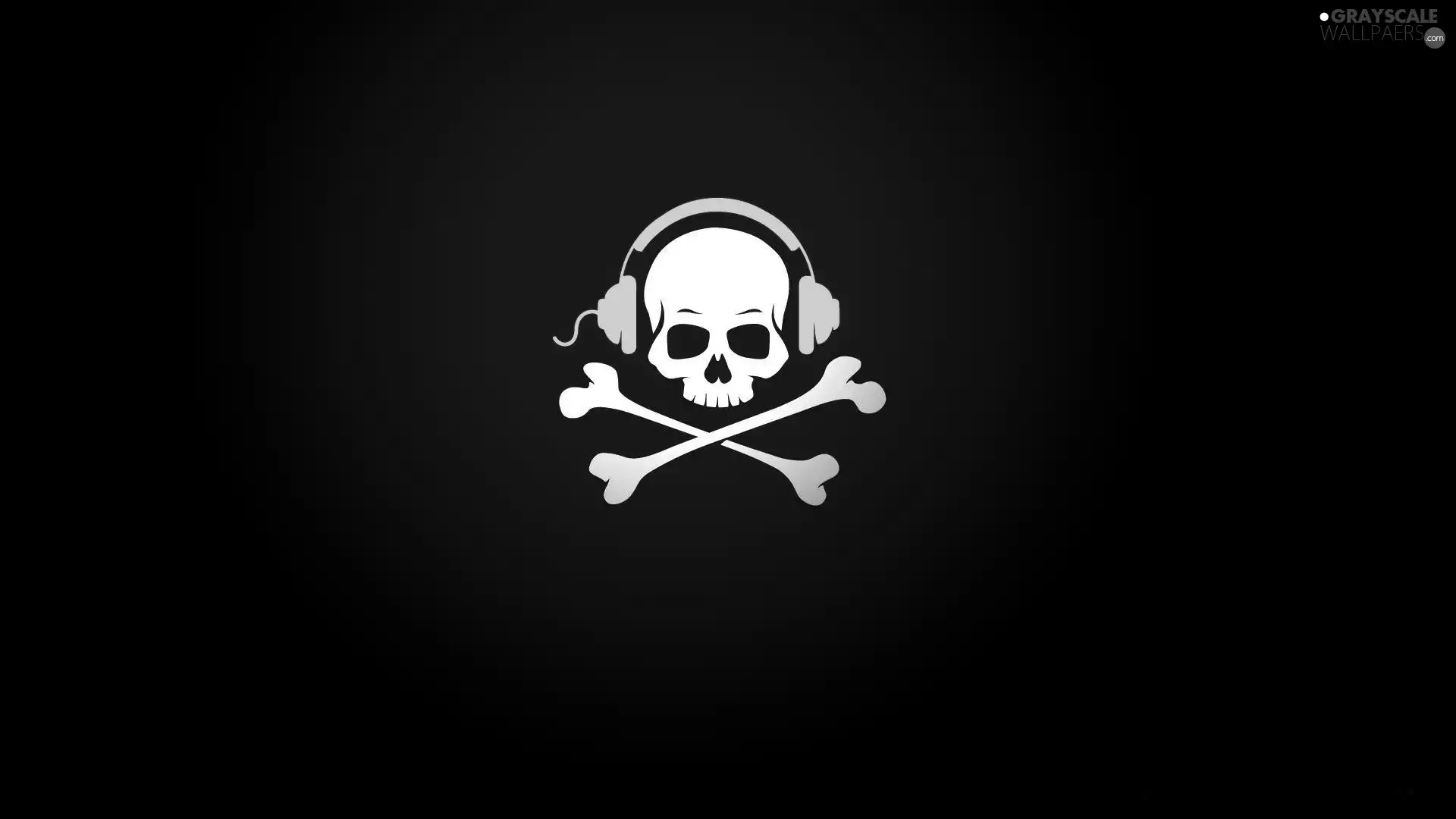 HEADPHONES, skull, Bones