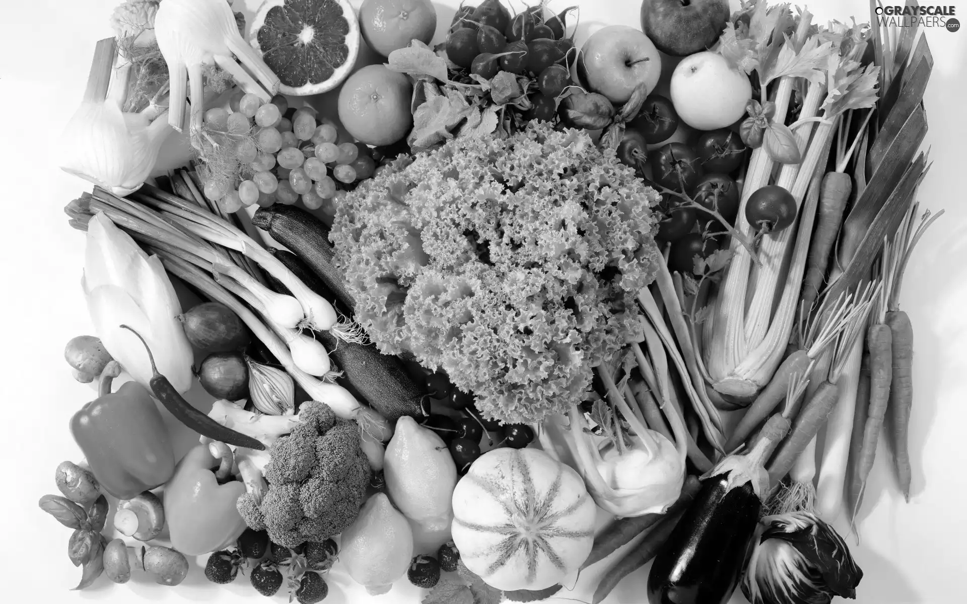 different, vegetables, health, Fruits