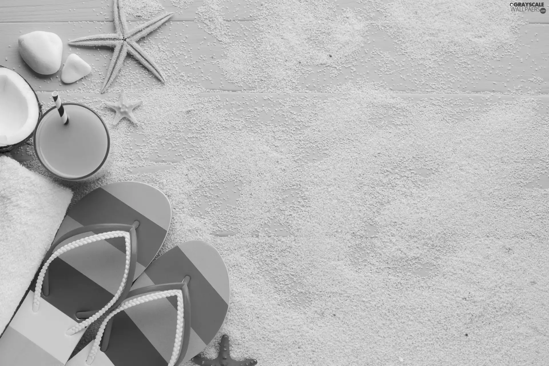 Towel, Pebble, drink, holiday, starfish, Sand