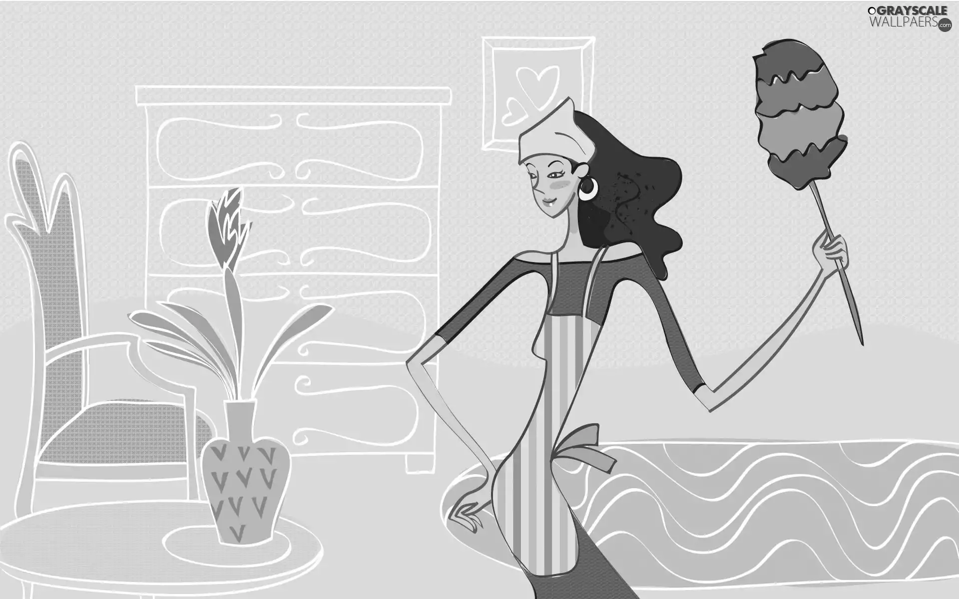 home, Modern, housekeeper