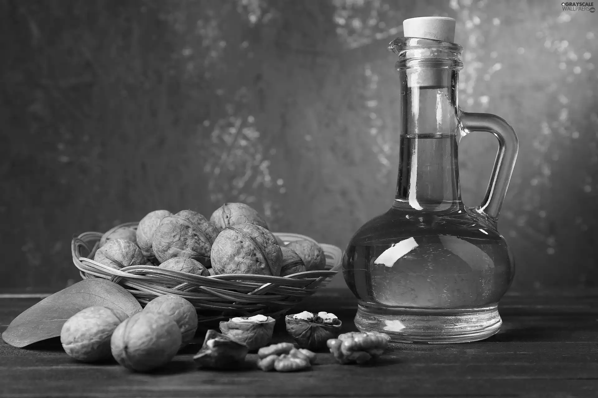 nuts, Bottle, honey, Italian