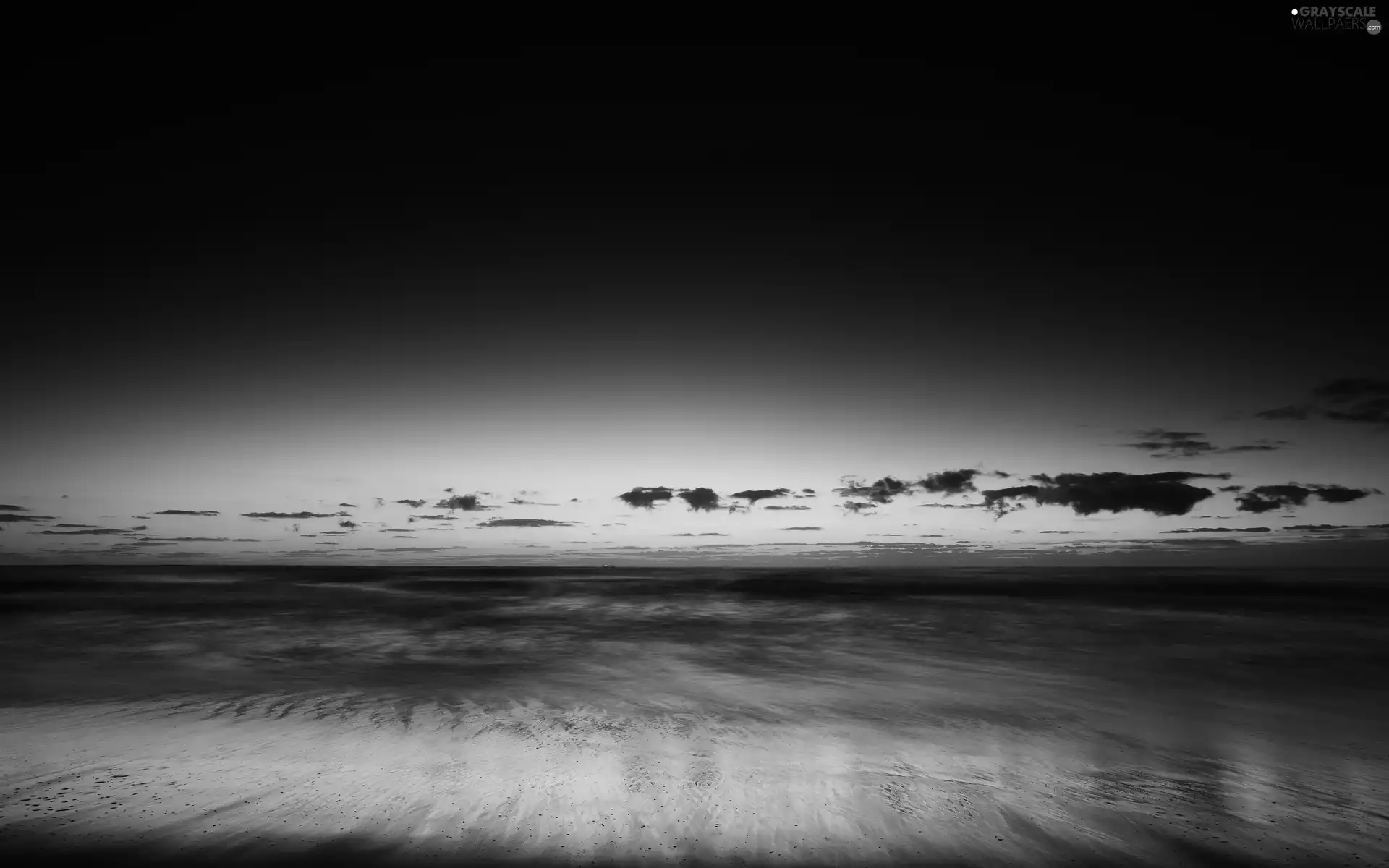 horizon, sea, Sky