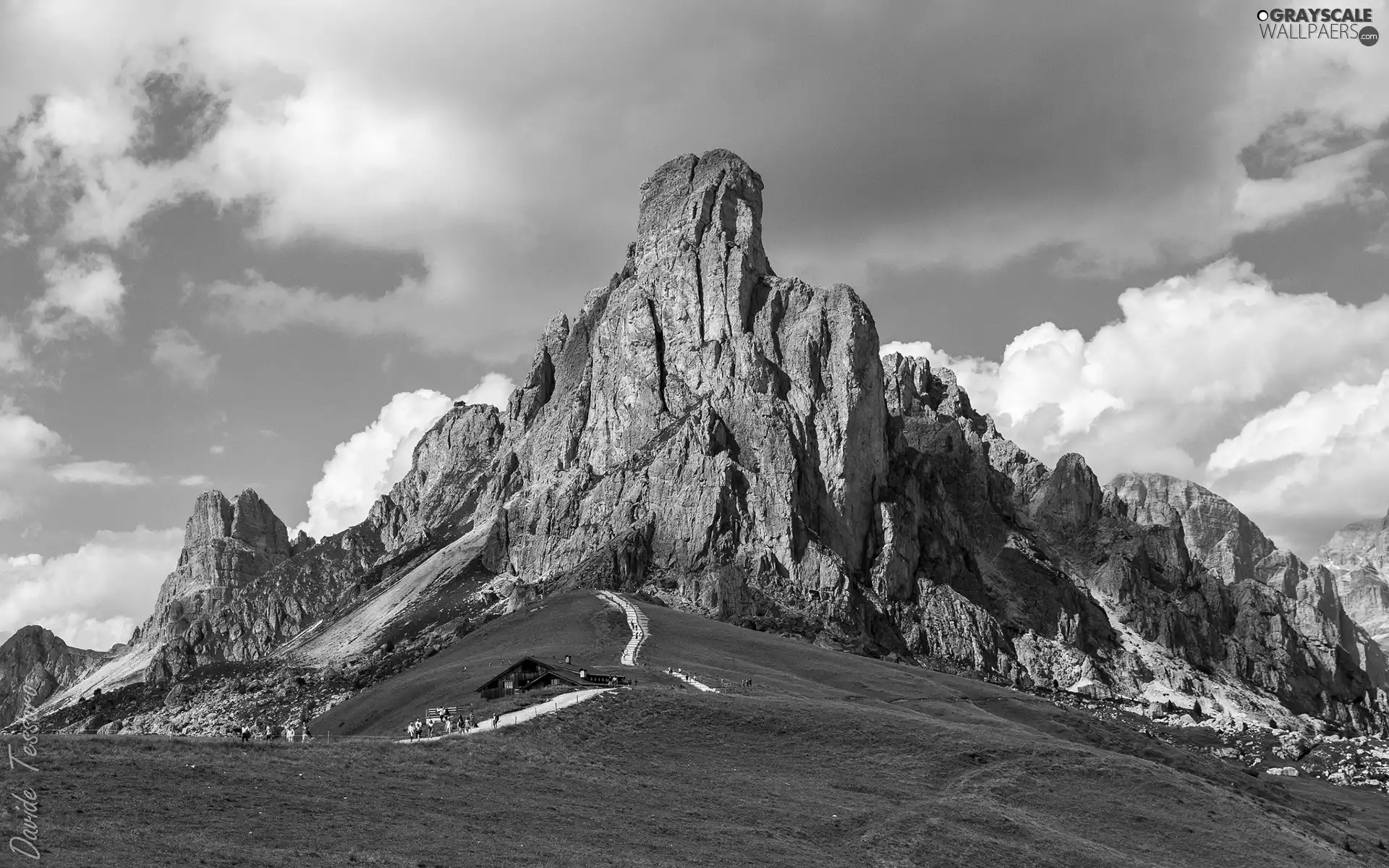 hostel, Mountains, Meadow