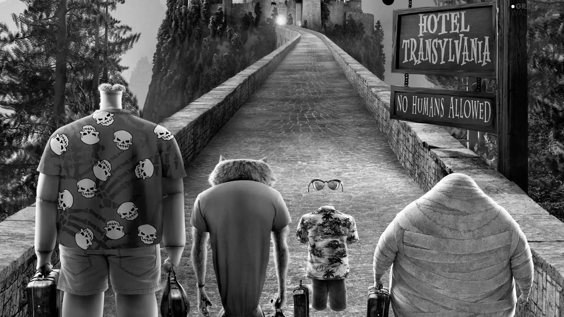 Hotel Transylvania, monsters