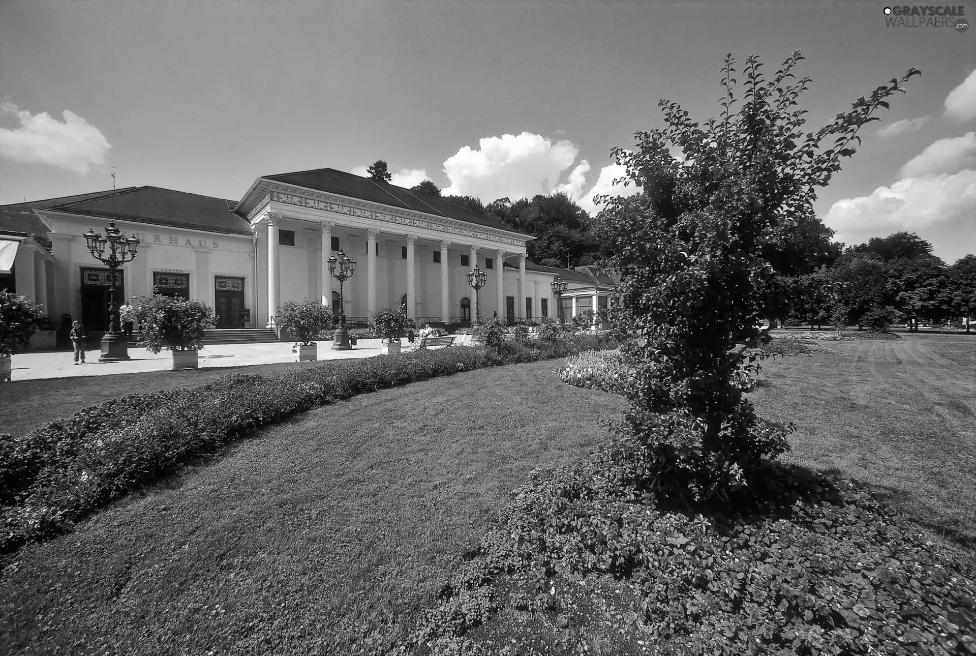 Park, Baden, Hotel hall