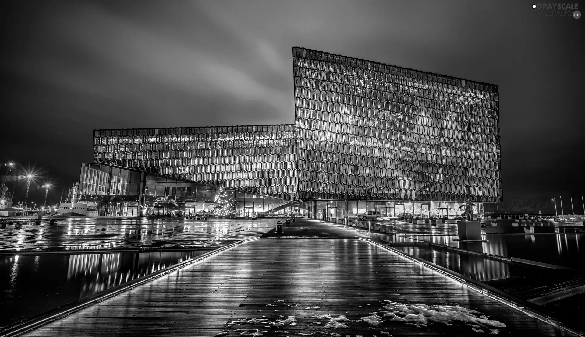 house, Europe, Reykjavik, Night, iceland