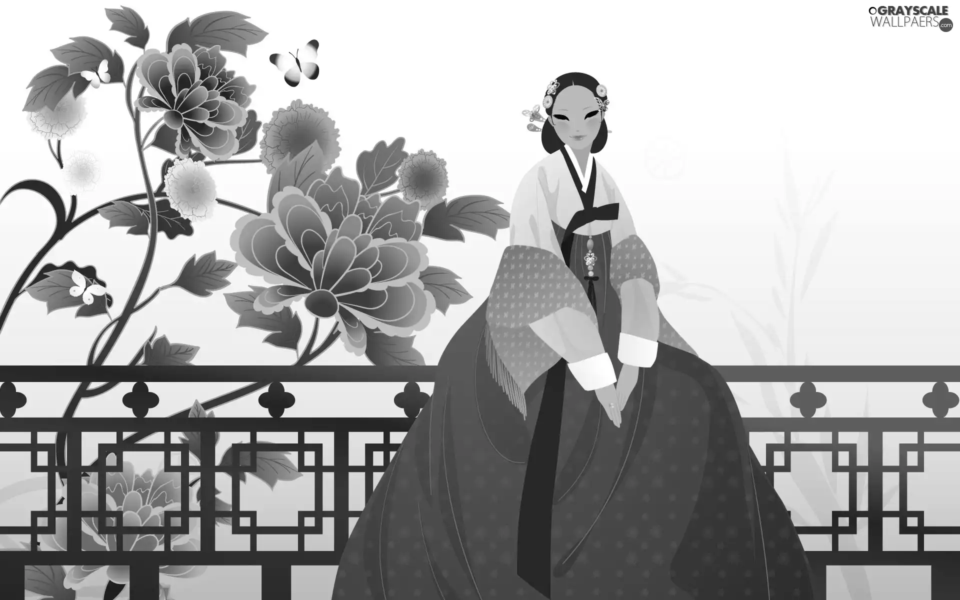 Hurdle, Japanese, Flowers