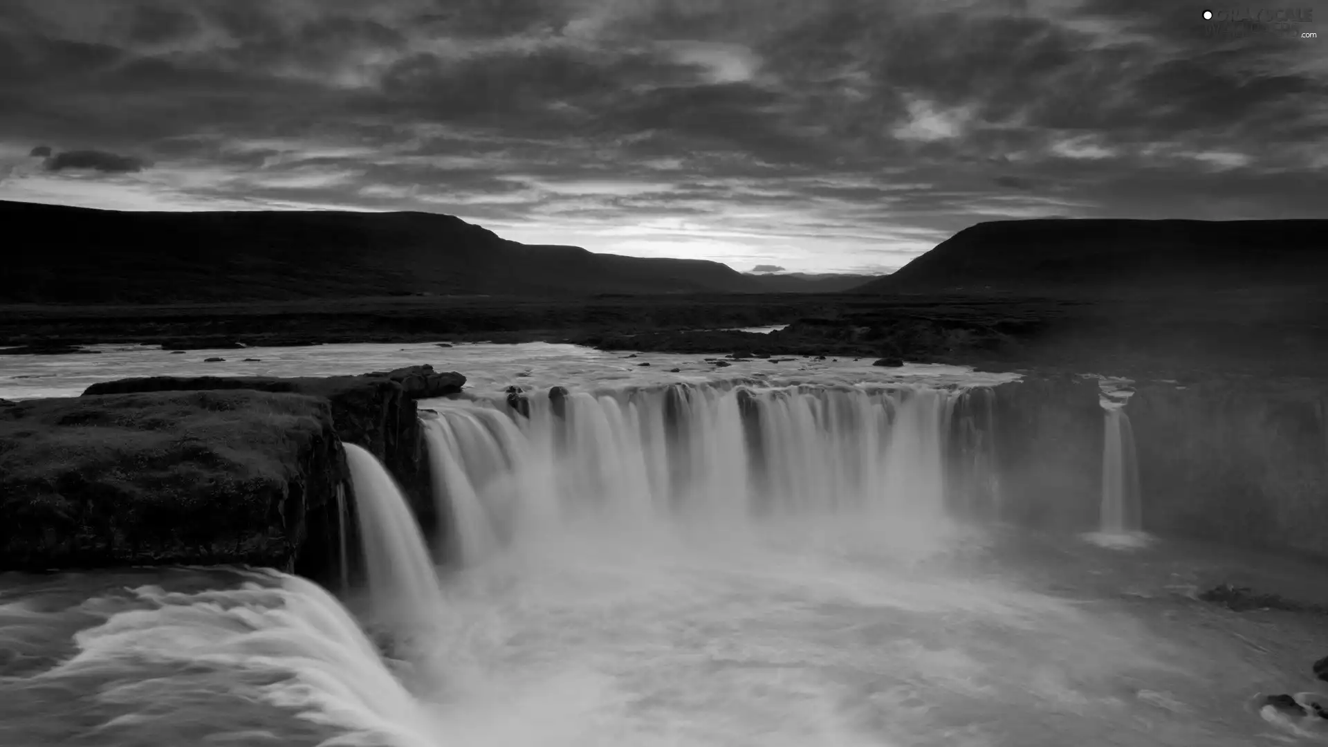 waterfall, iceland