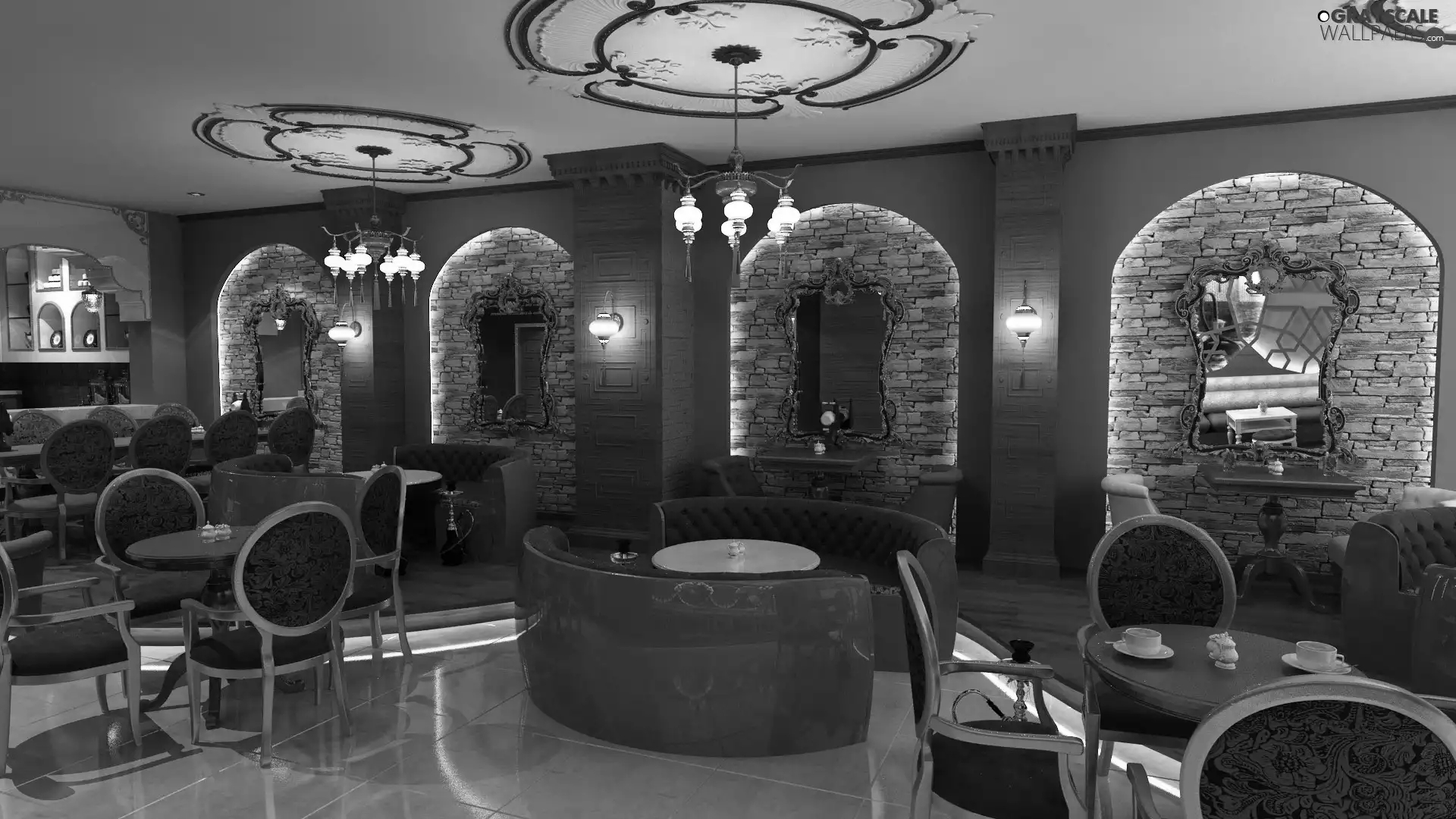 interior, Restaurant, decor