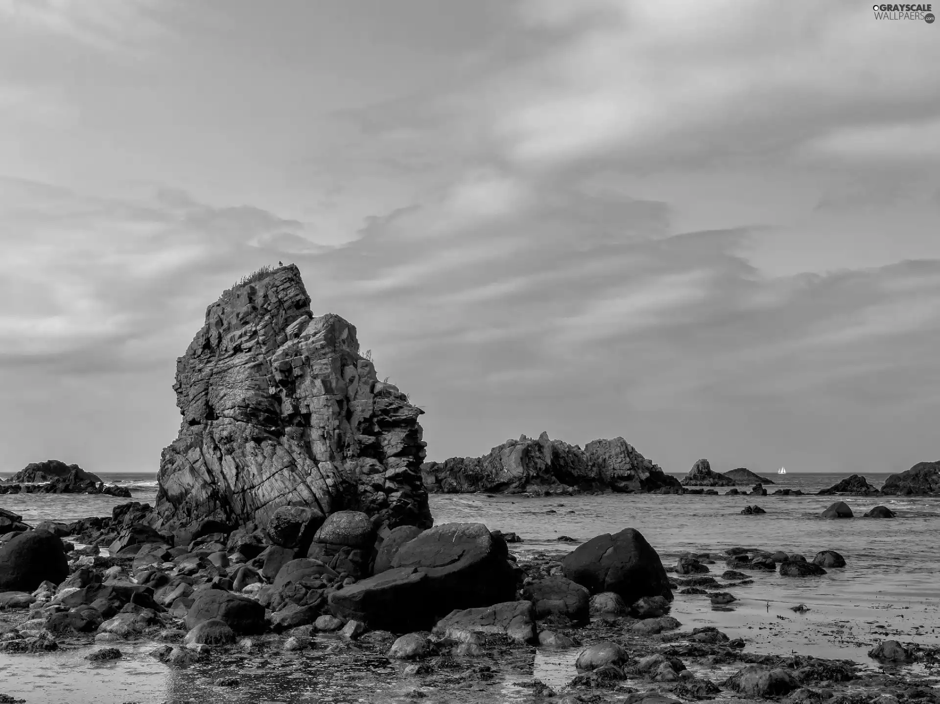 Ireland, sea, rocks