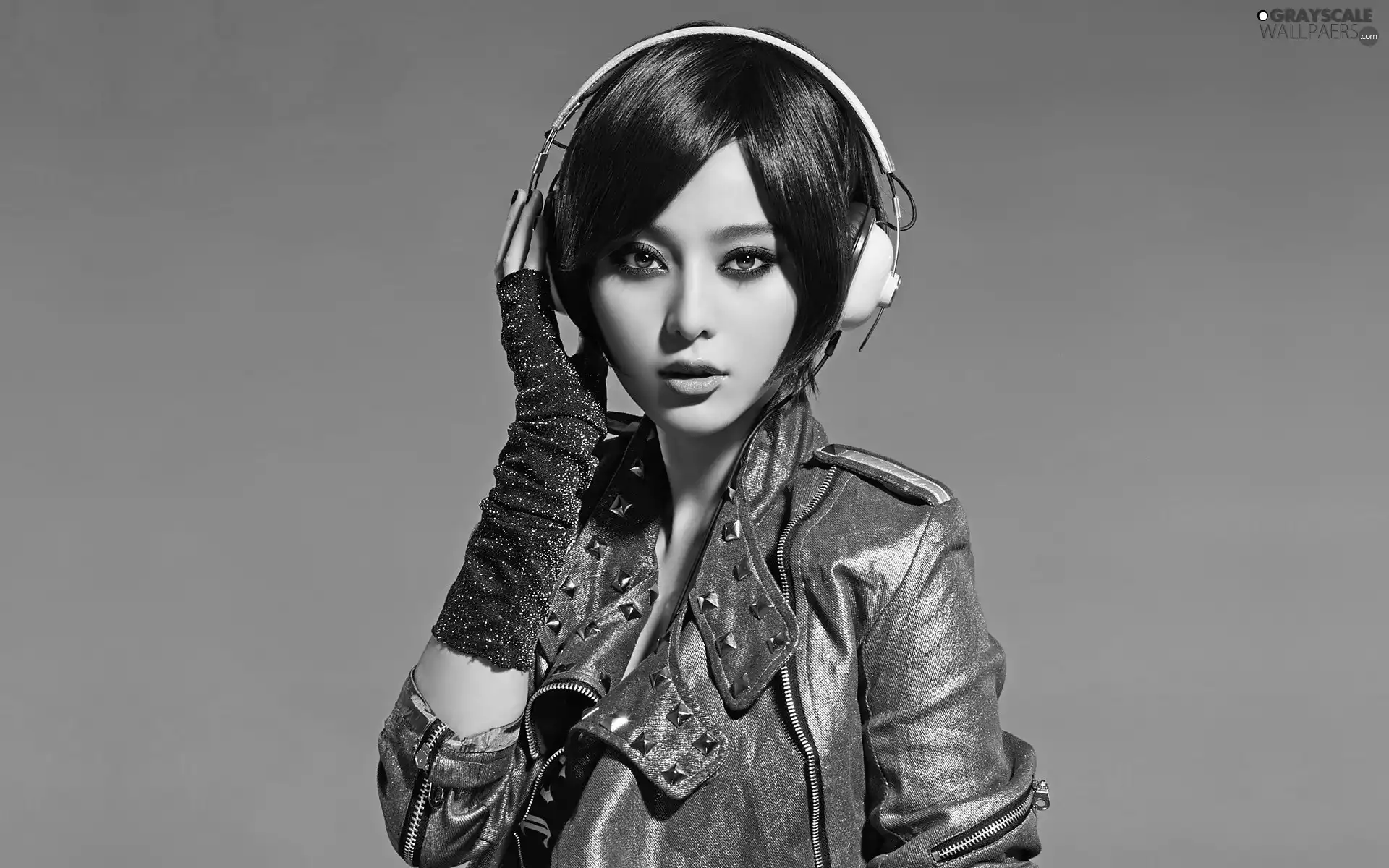 Tiny Jacket, Handglove, make-up, HEADPHONES, Women