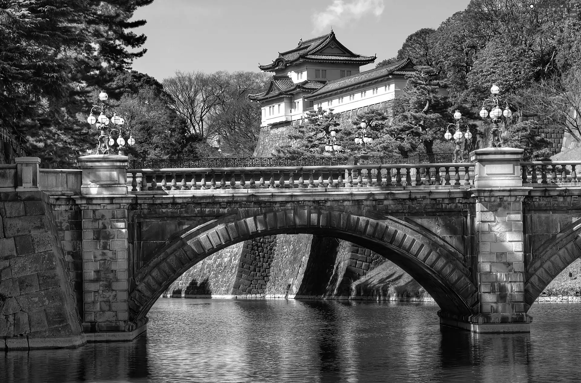 River, structures, Japan, bridge