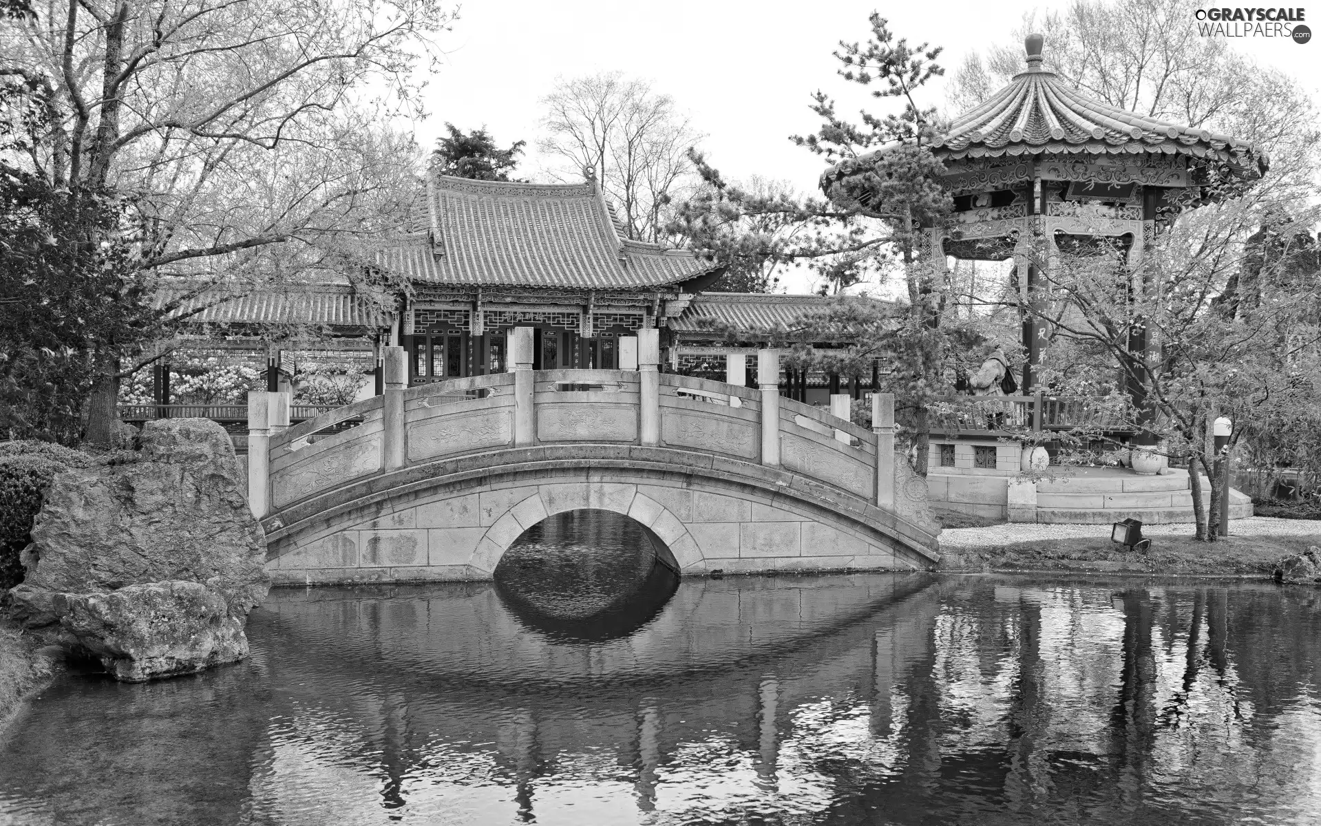 japanese, Garden, Home