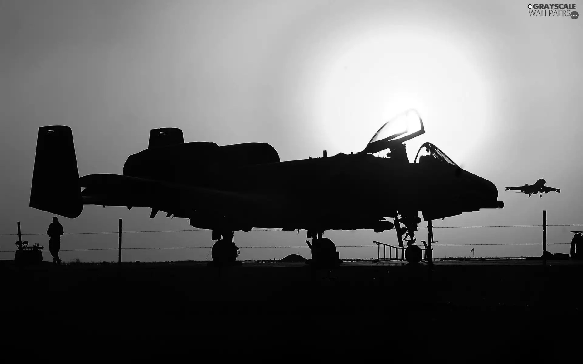 plane, evening, Jet, airport