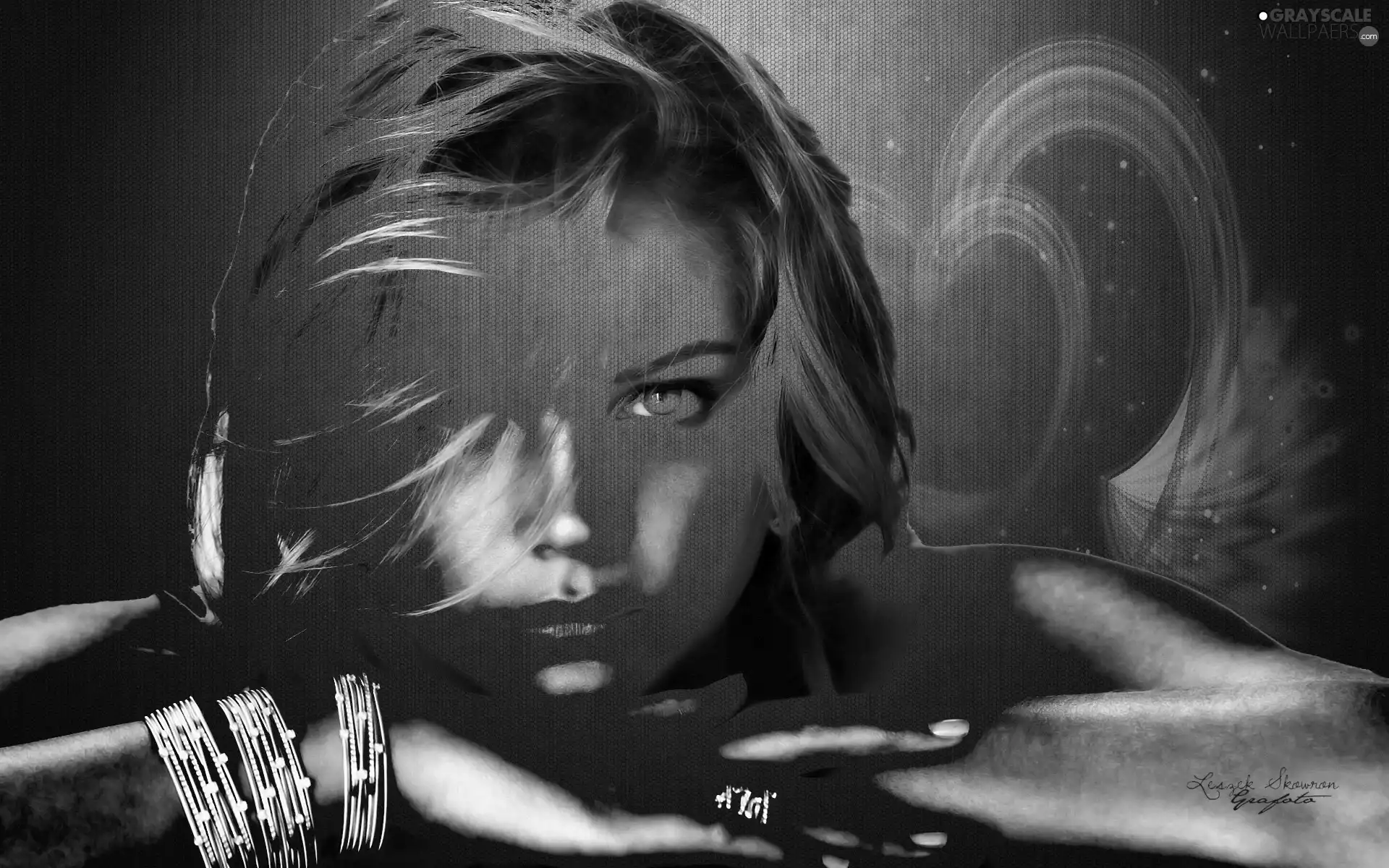 jewellery, graphics, girl