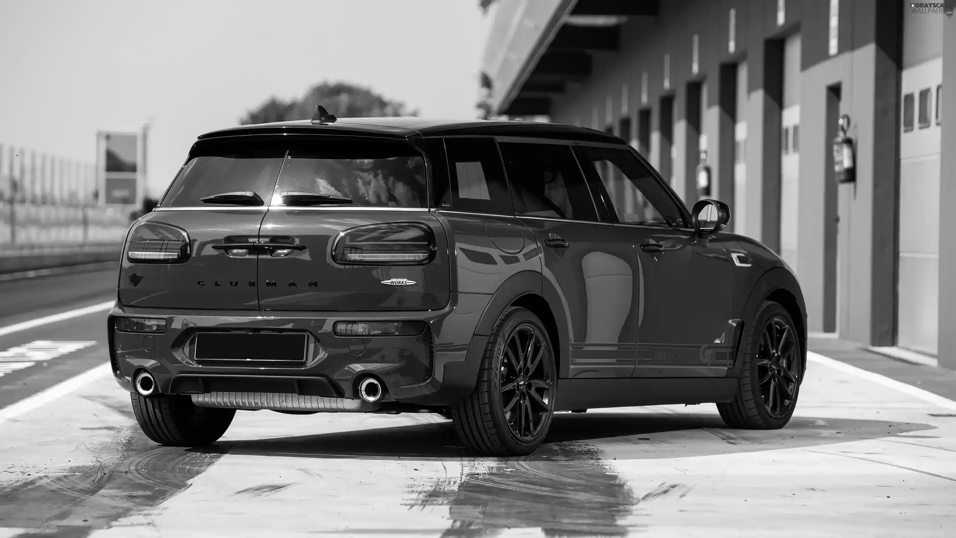 Red-black, Mini John Cooper Works Clubman