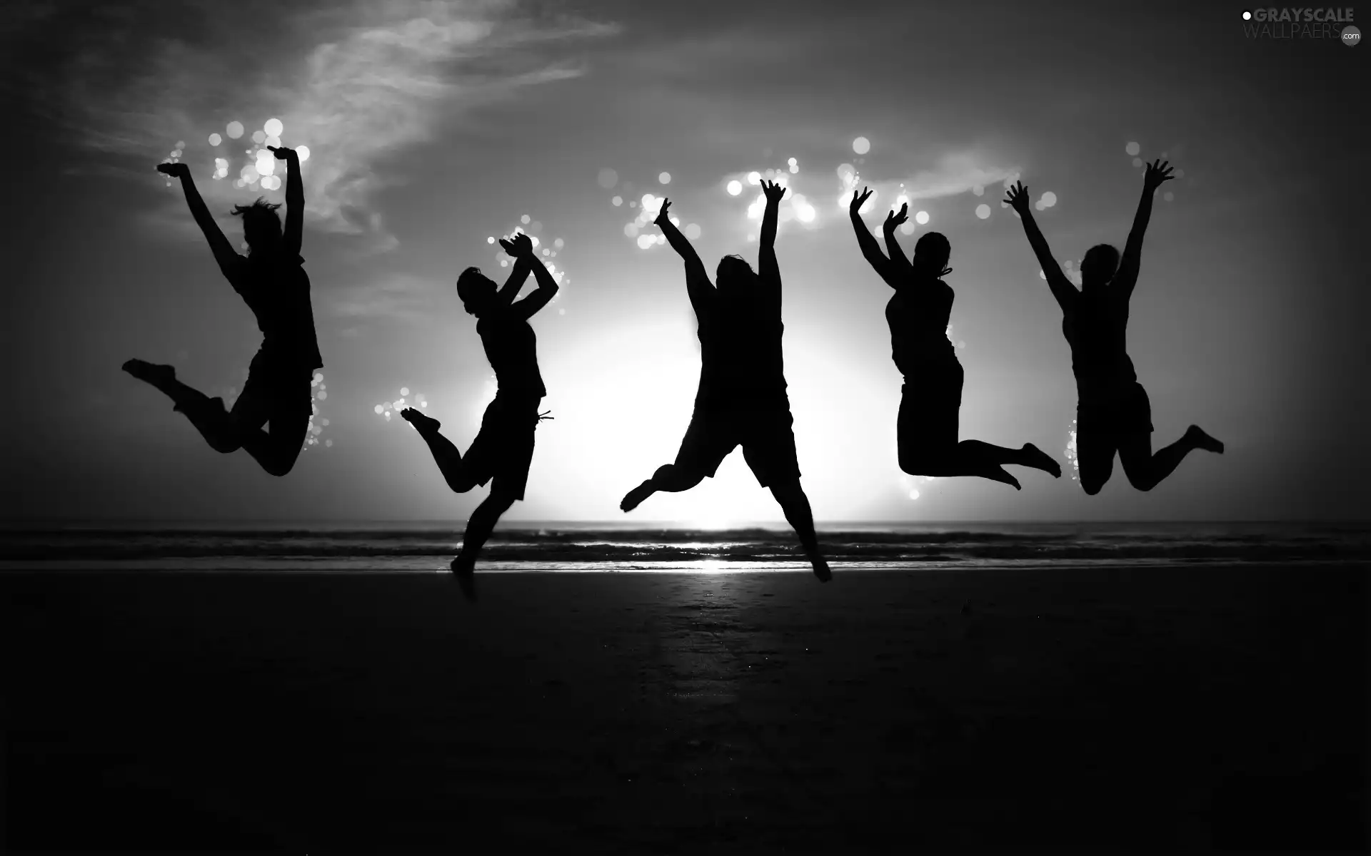 Beaches, People, joy, evening