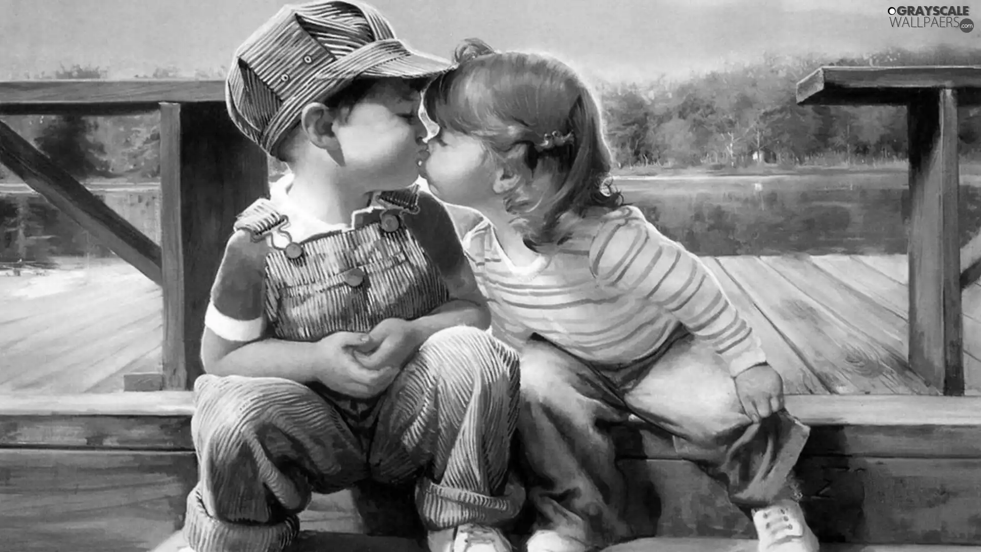 girl, first, kiss, boy