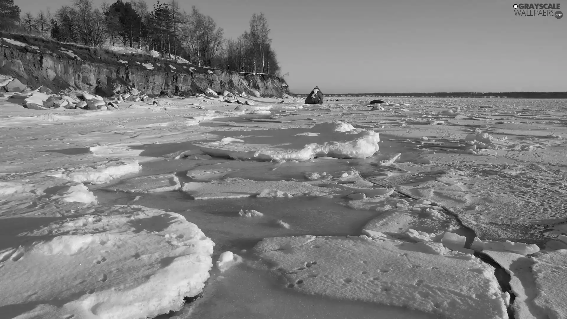 Kry, frozen, lake