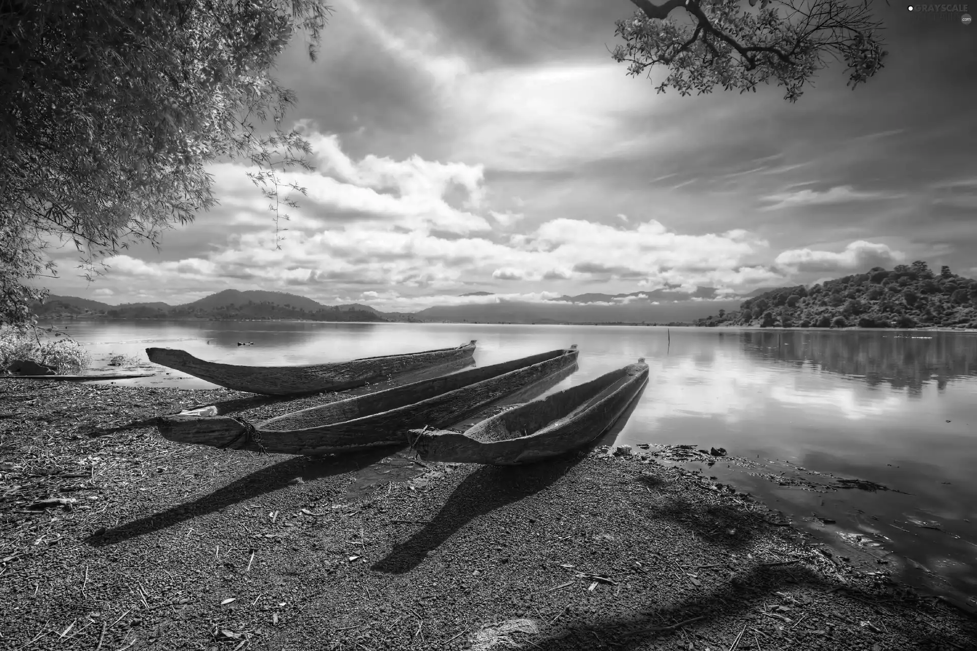 boats, lake