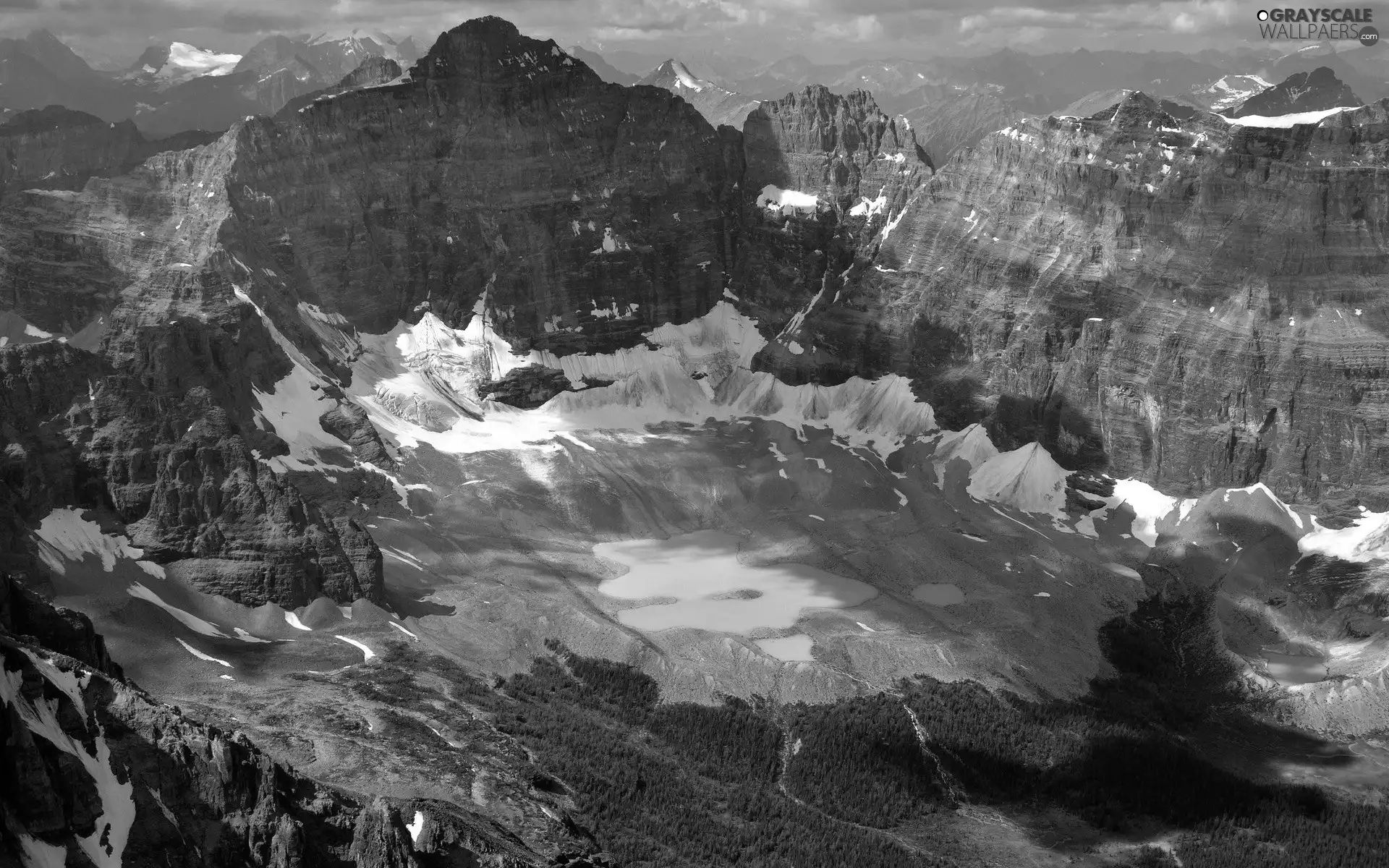 lake, Rocky, Mountains