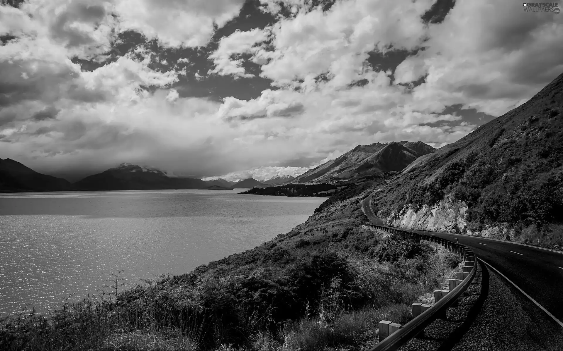 Way, Mountains, New Zeland, Lake Wakatipu, Queenstown