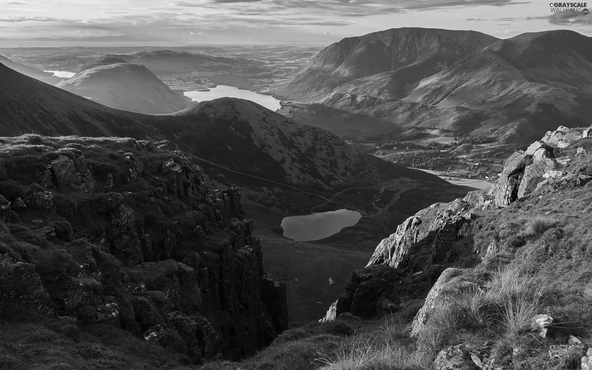 Mountains, lakes